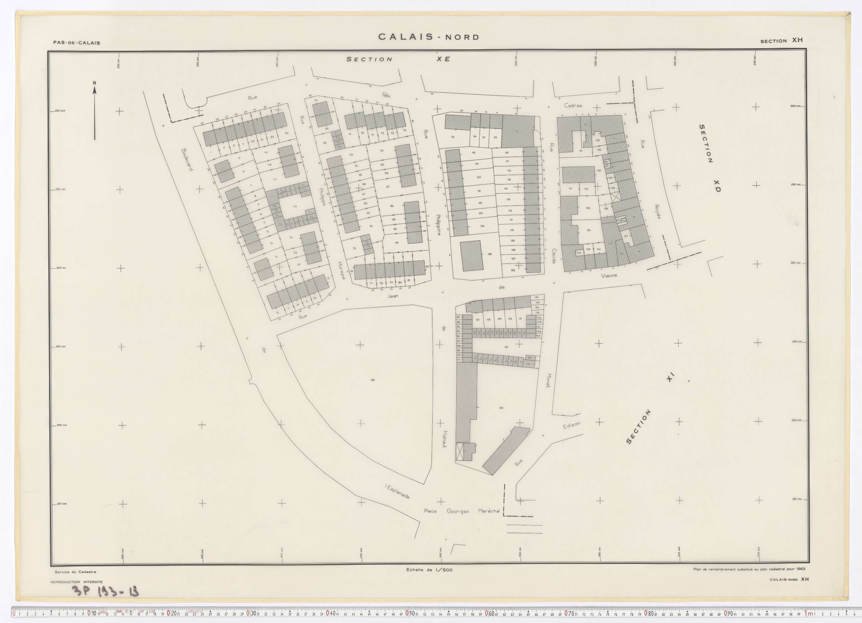 Calais - Section XH.