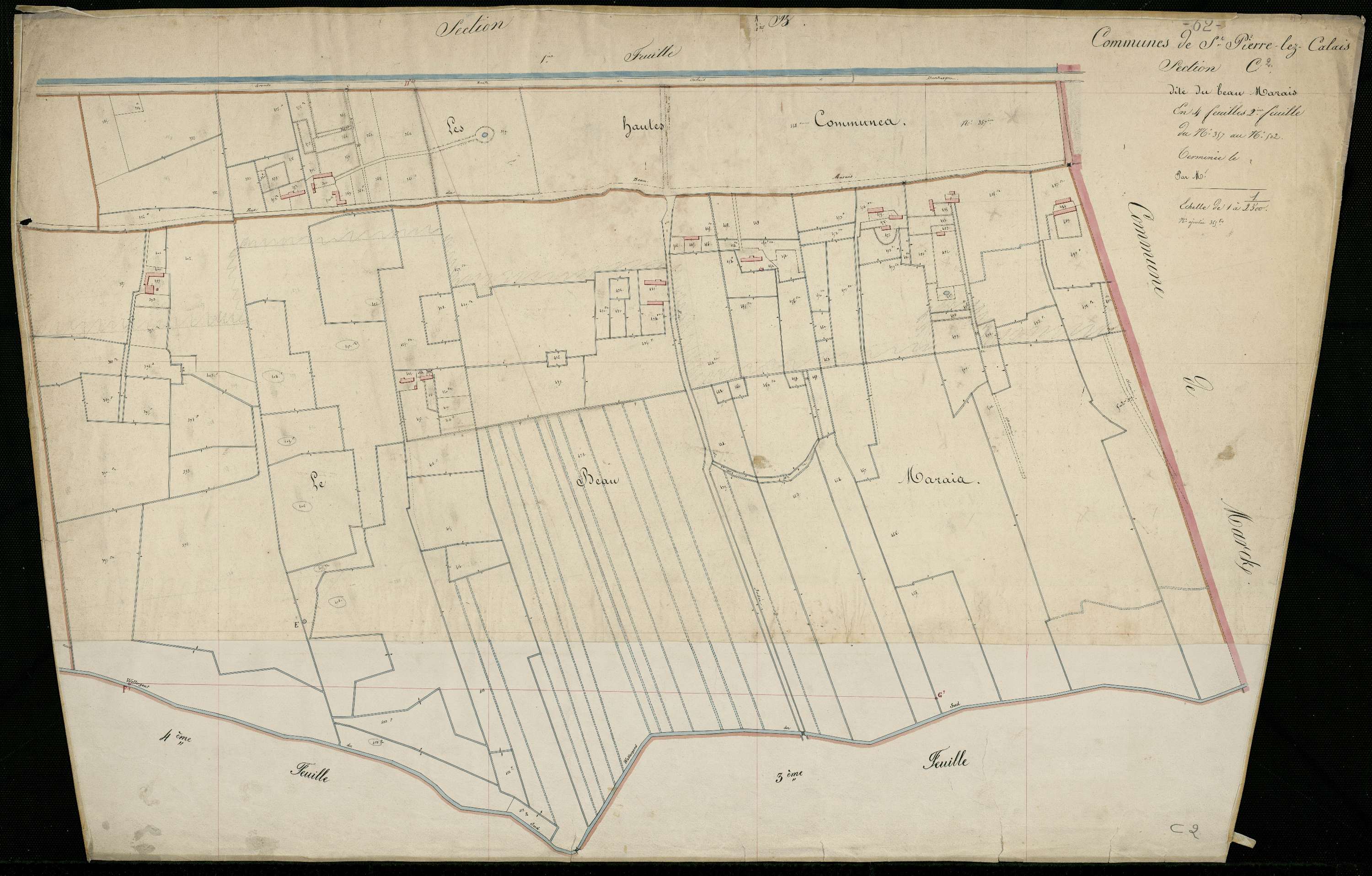 Calais - Section C, 2e feuille