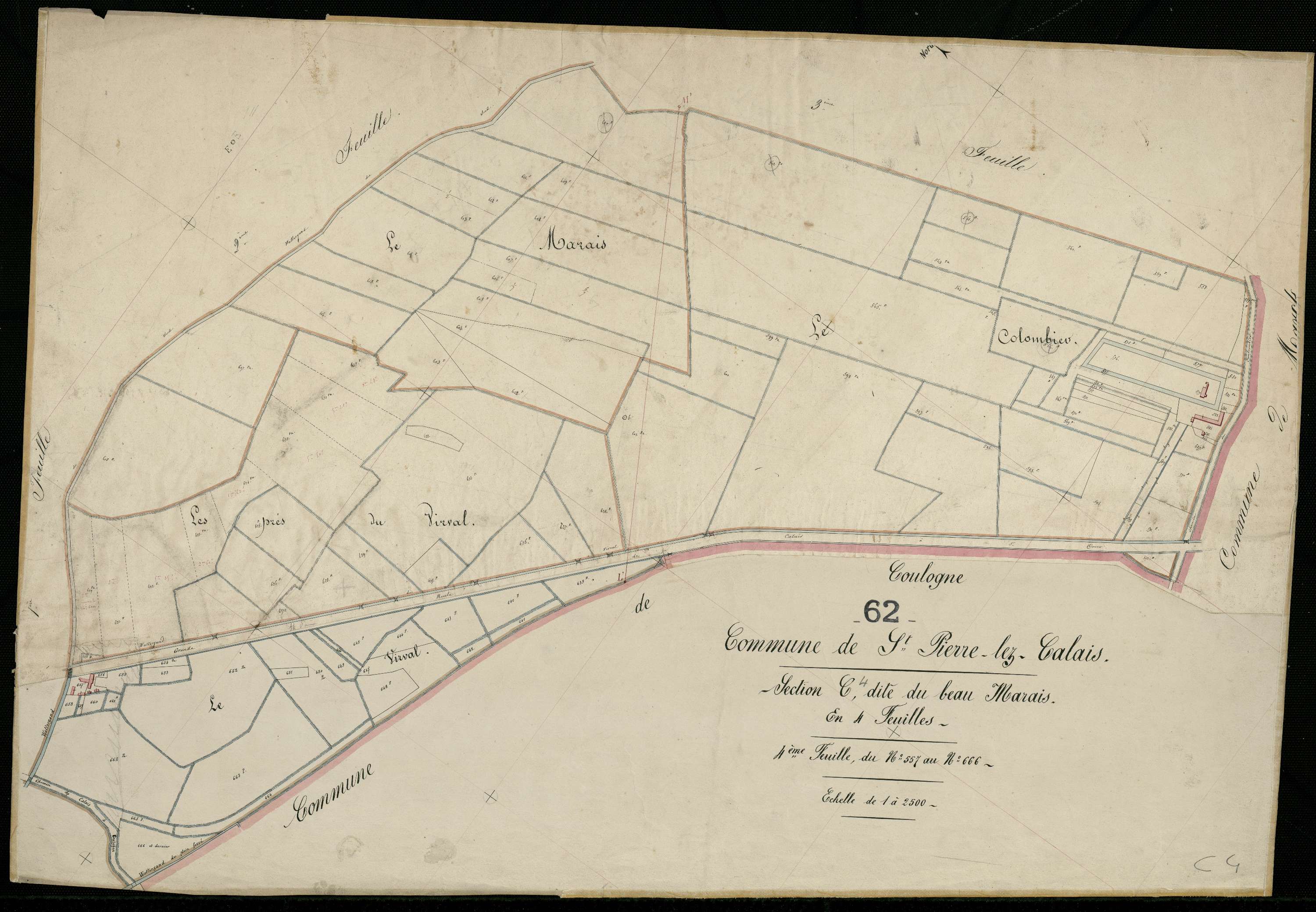 Calais - Section C, 4e feuille