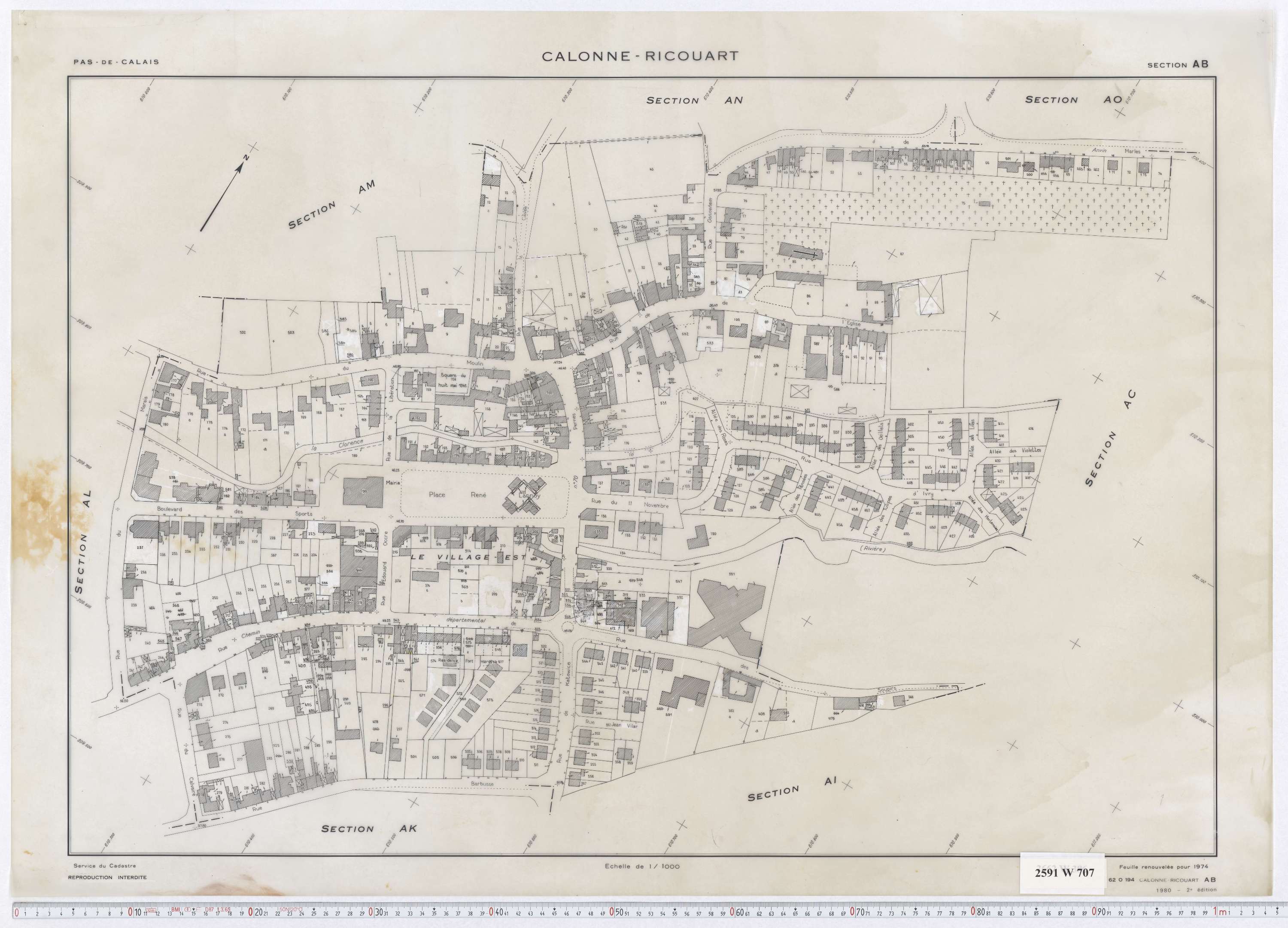 Calonne-Ricouart - Section AB.