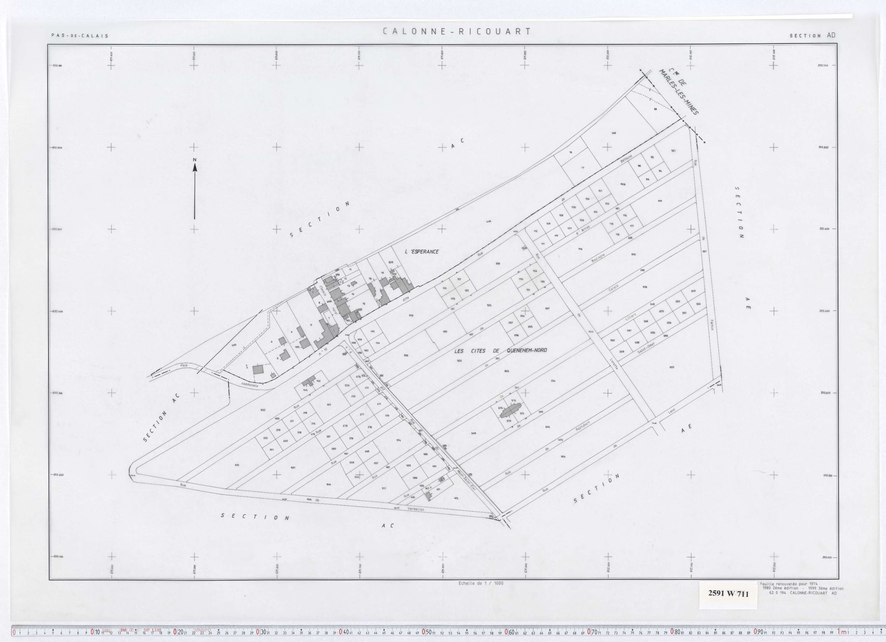 Calonne-Ricouart - Section AD.