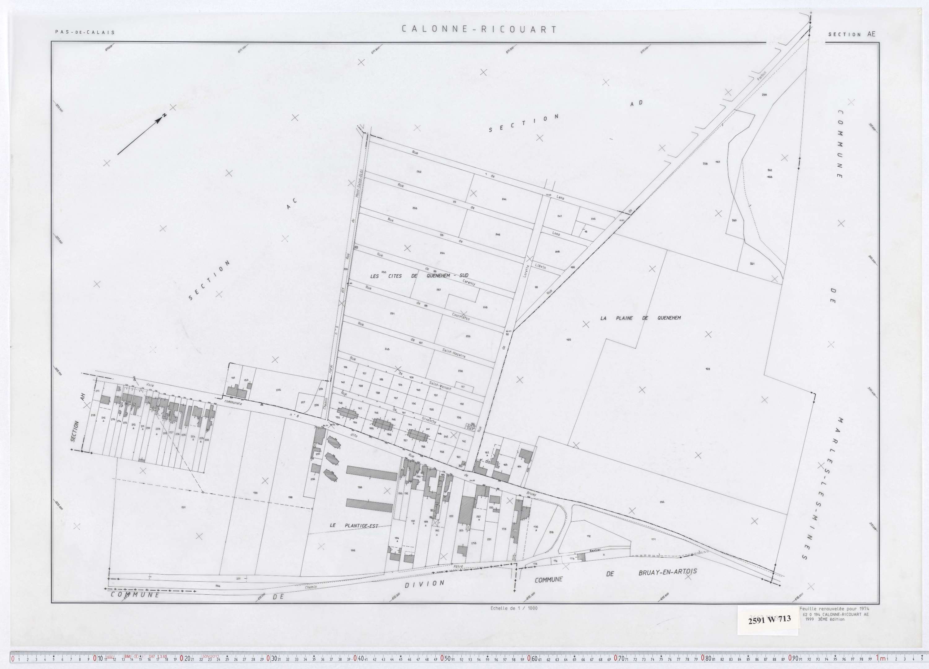 Calonne-Ricouart - Section AE.