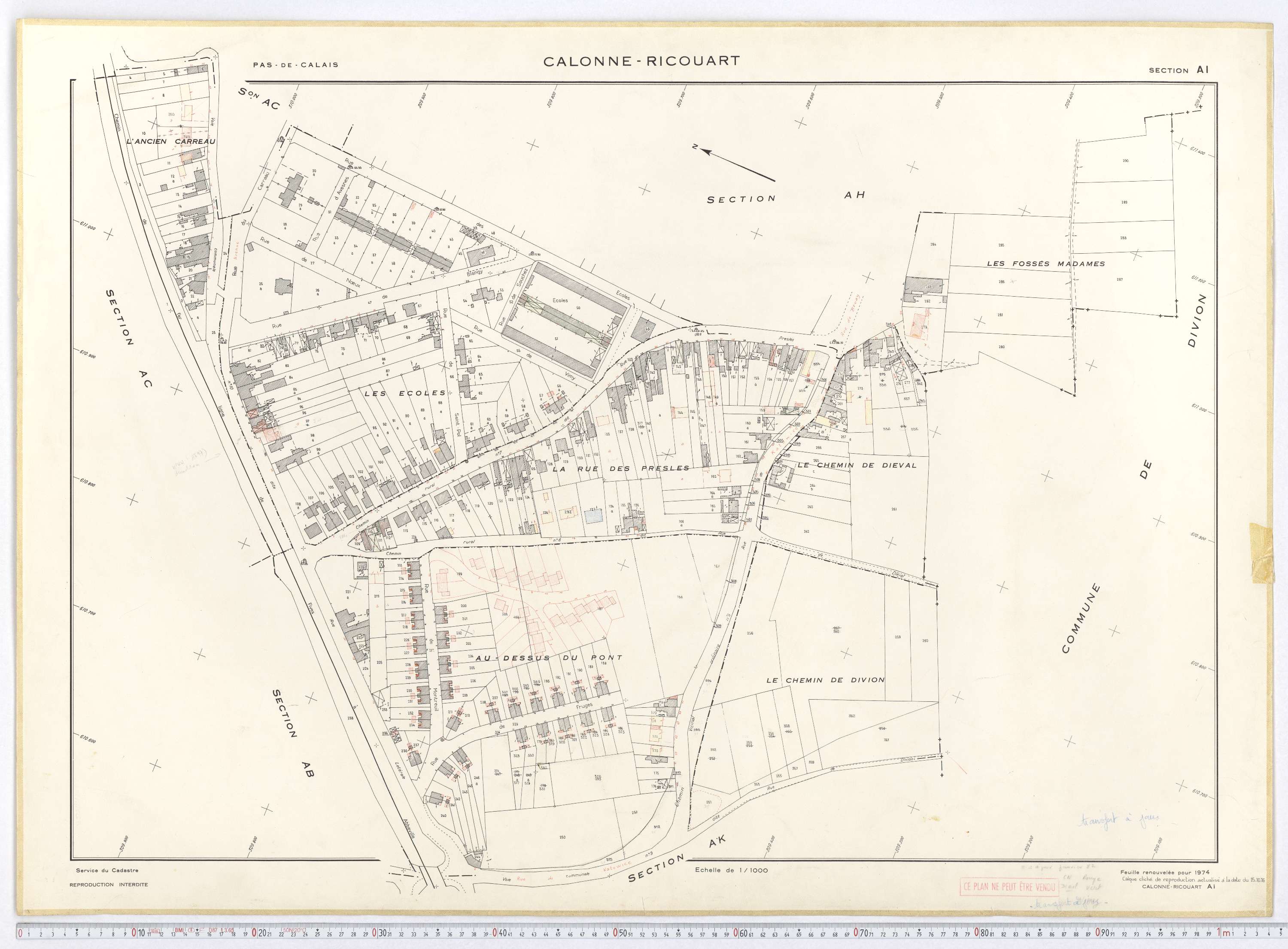 Calonne-Ricouart - Section AI.