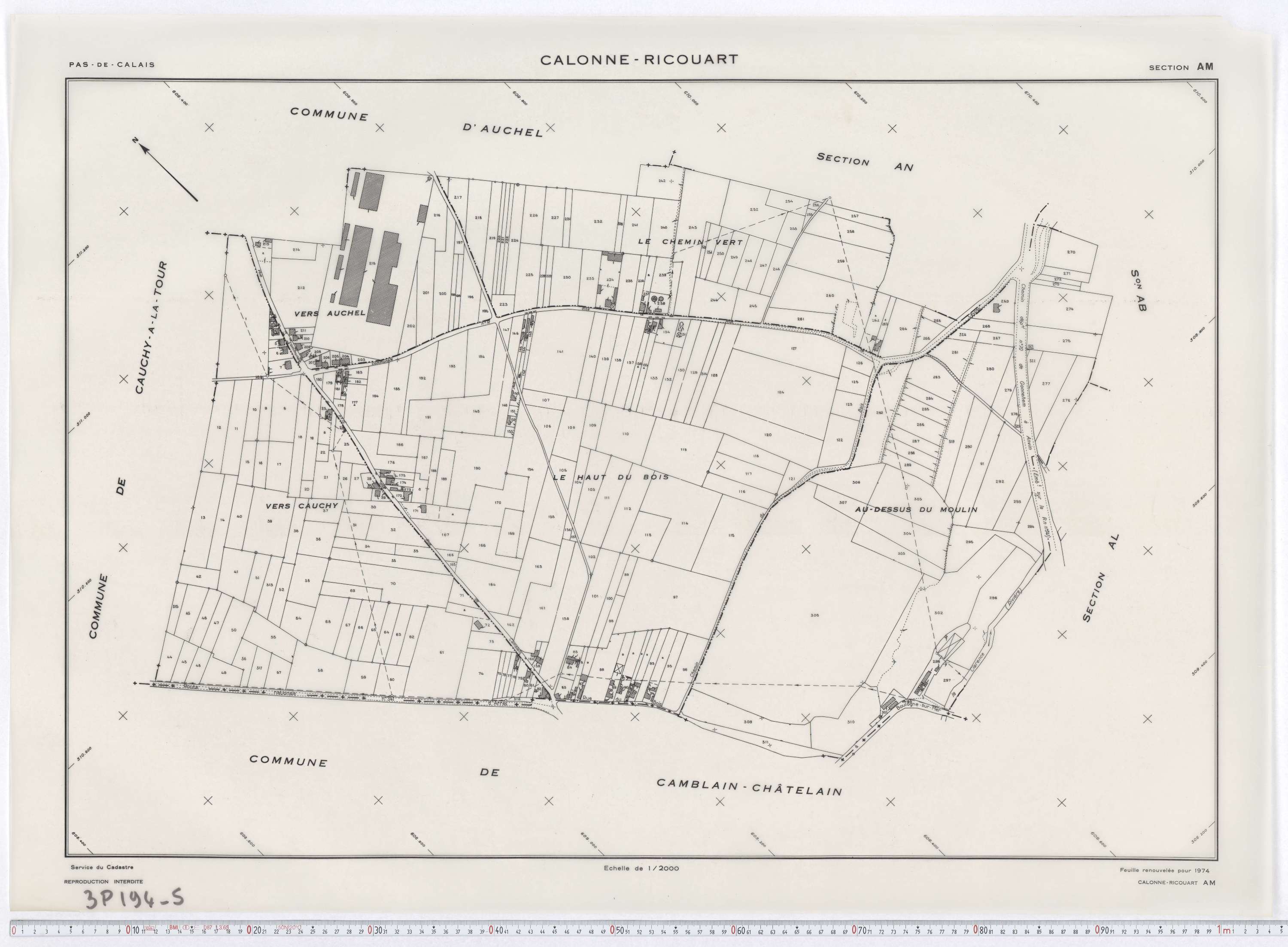 Calonne-Ricouart - Section AM.