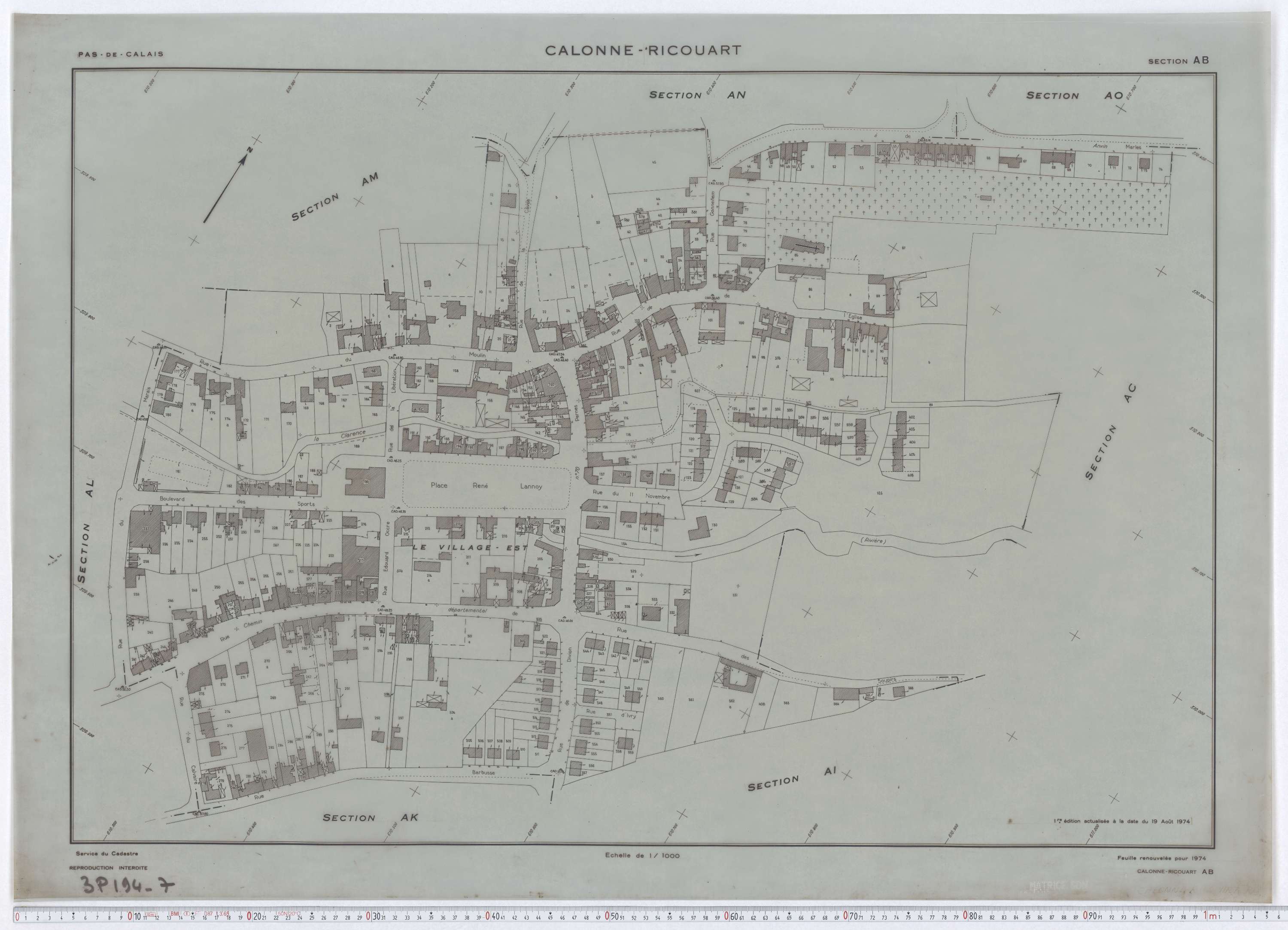 Calonne-Ricouart - Section AB.