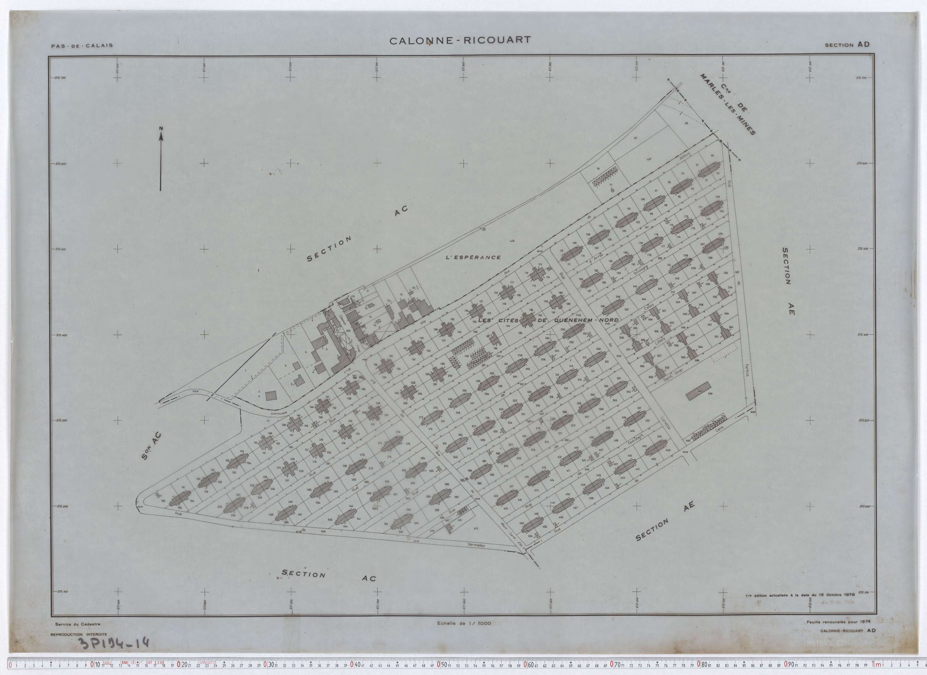 Calonne-Ricouart - Section AD.