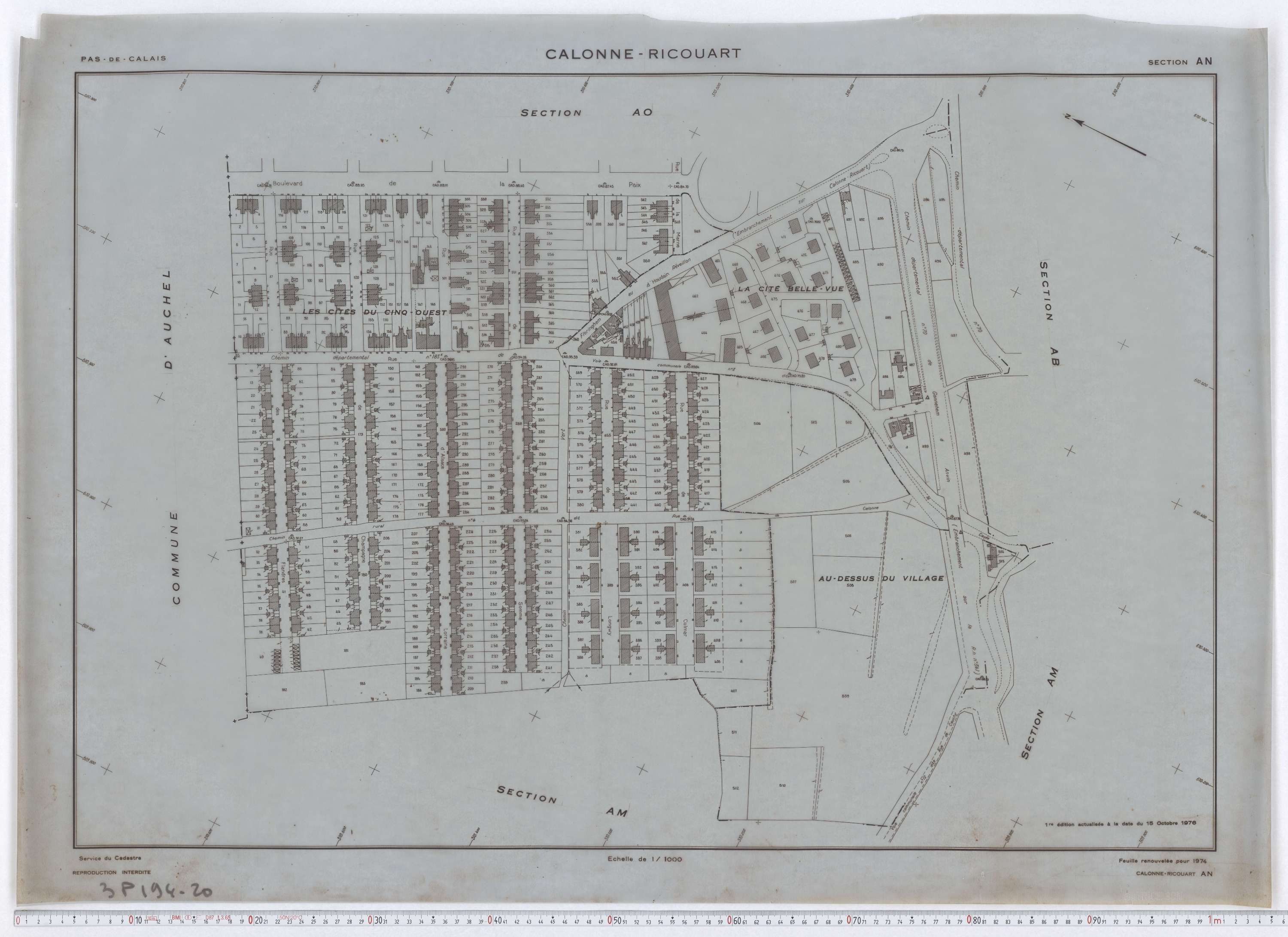 Calonne-Ricouart - Section AN.