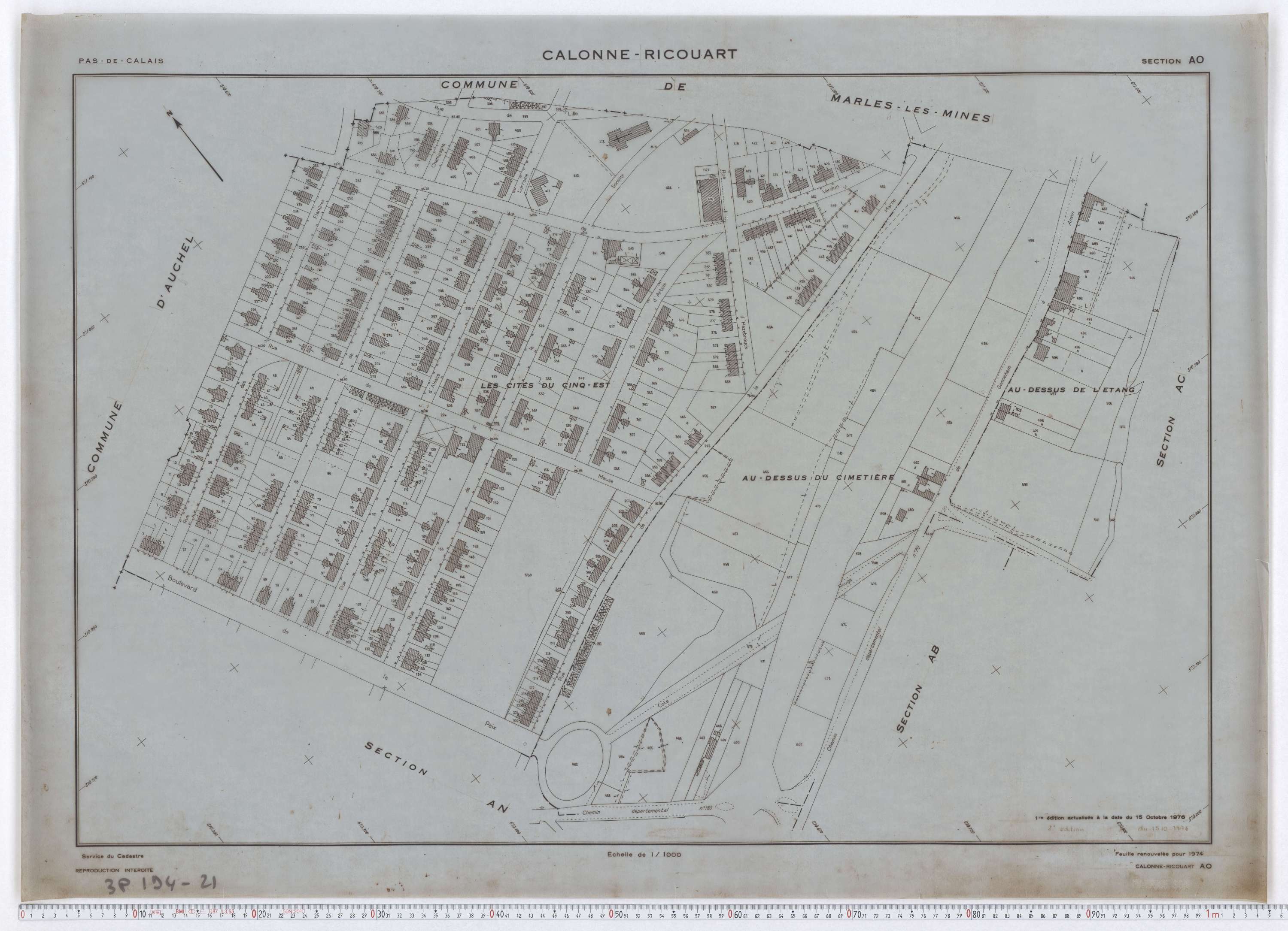 Calonne-Ricouart - Section AO.
