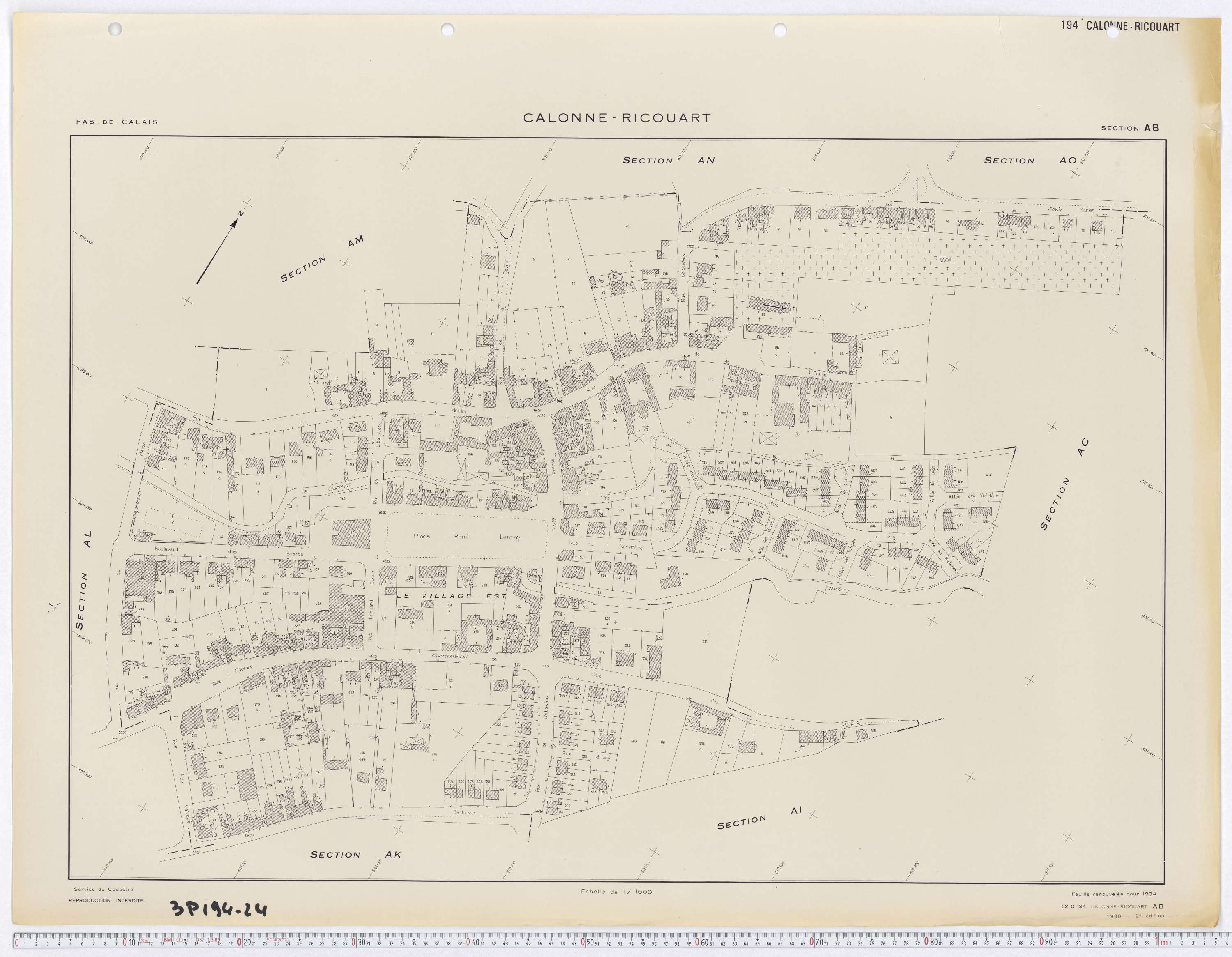 Calonne-Ricouart - Section AB.