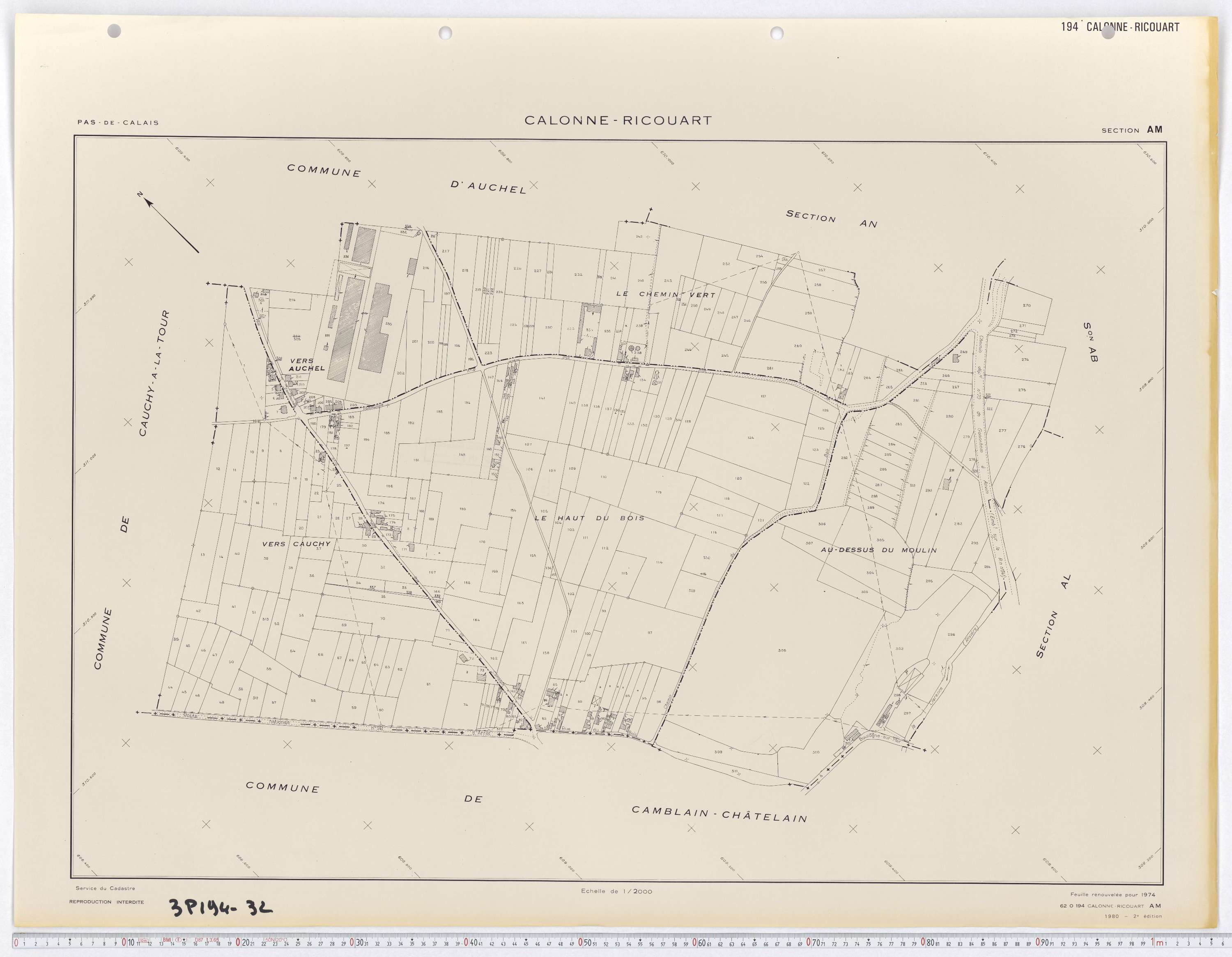 Calonne-Ricouart - Section AM.