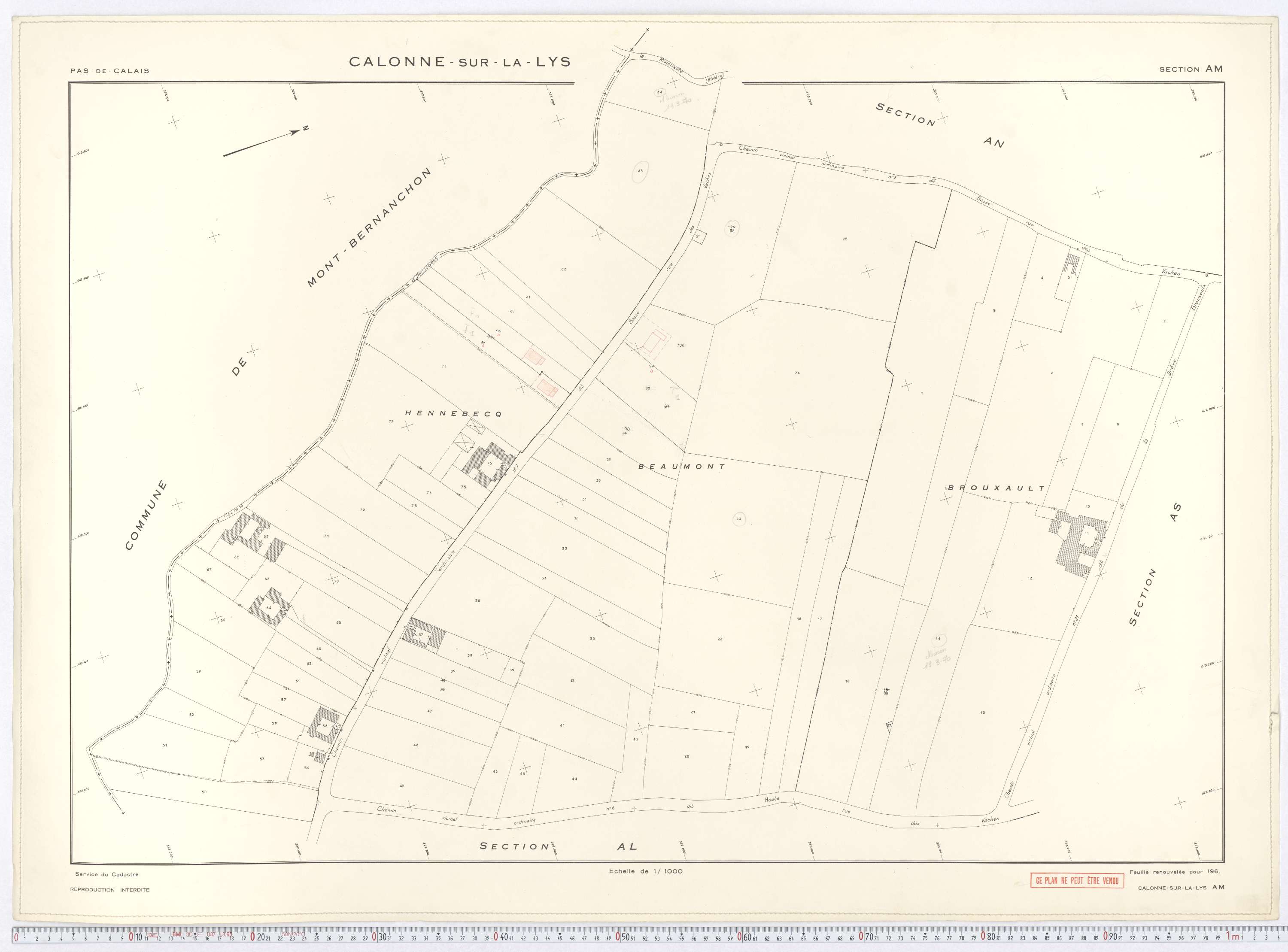 Calonne-sur-la-Lys - Section AM.