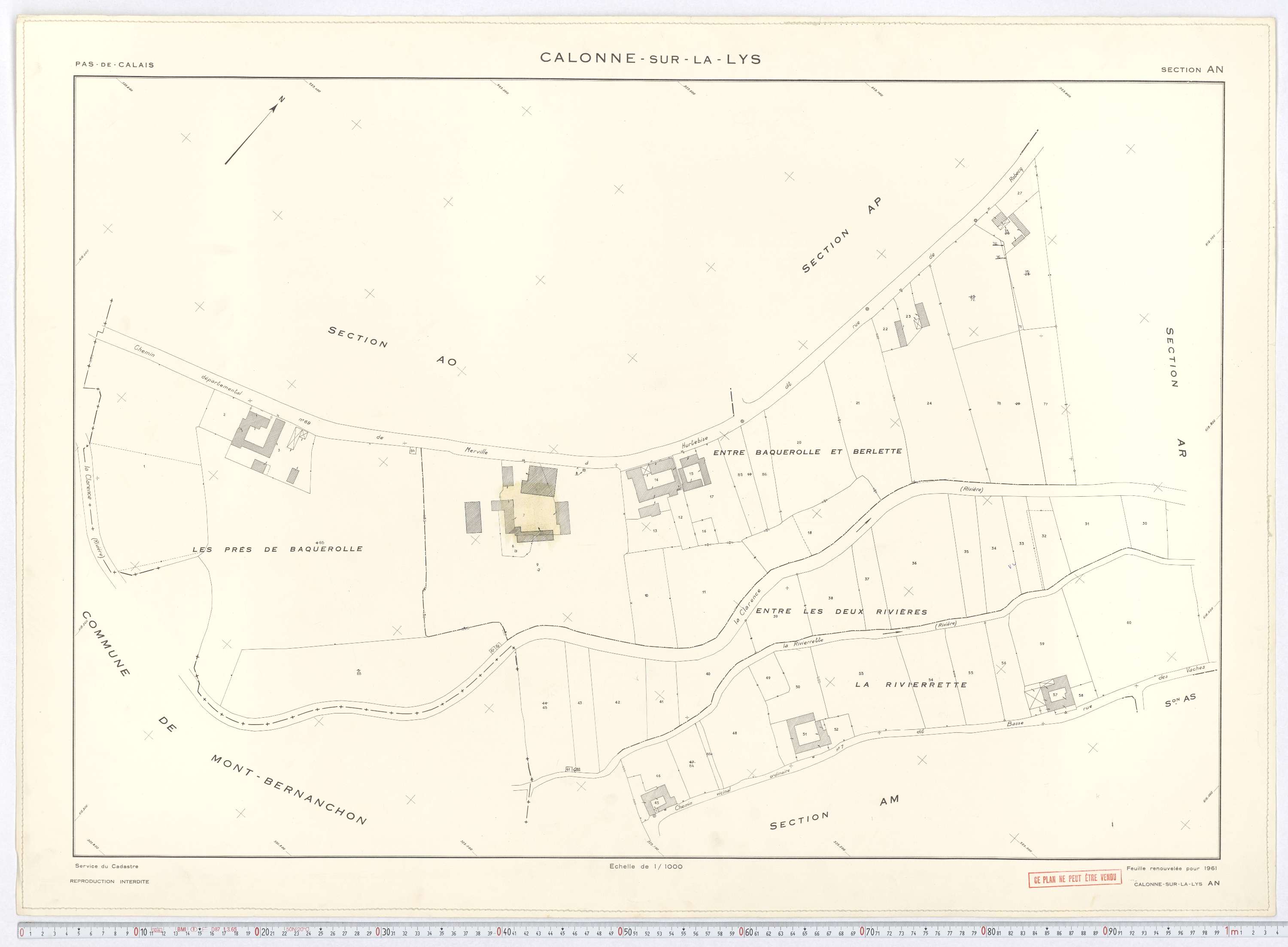 Calonne-sur-la-Lys - Section AN.
