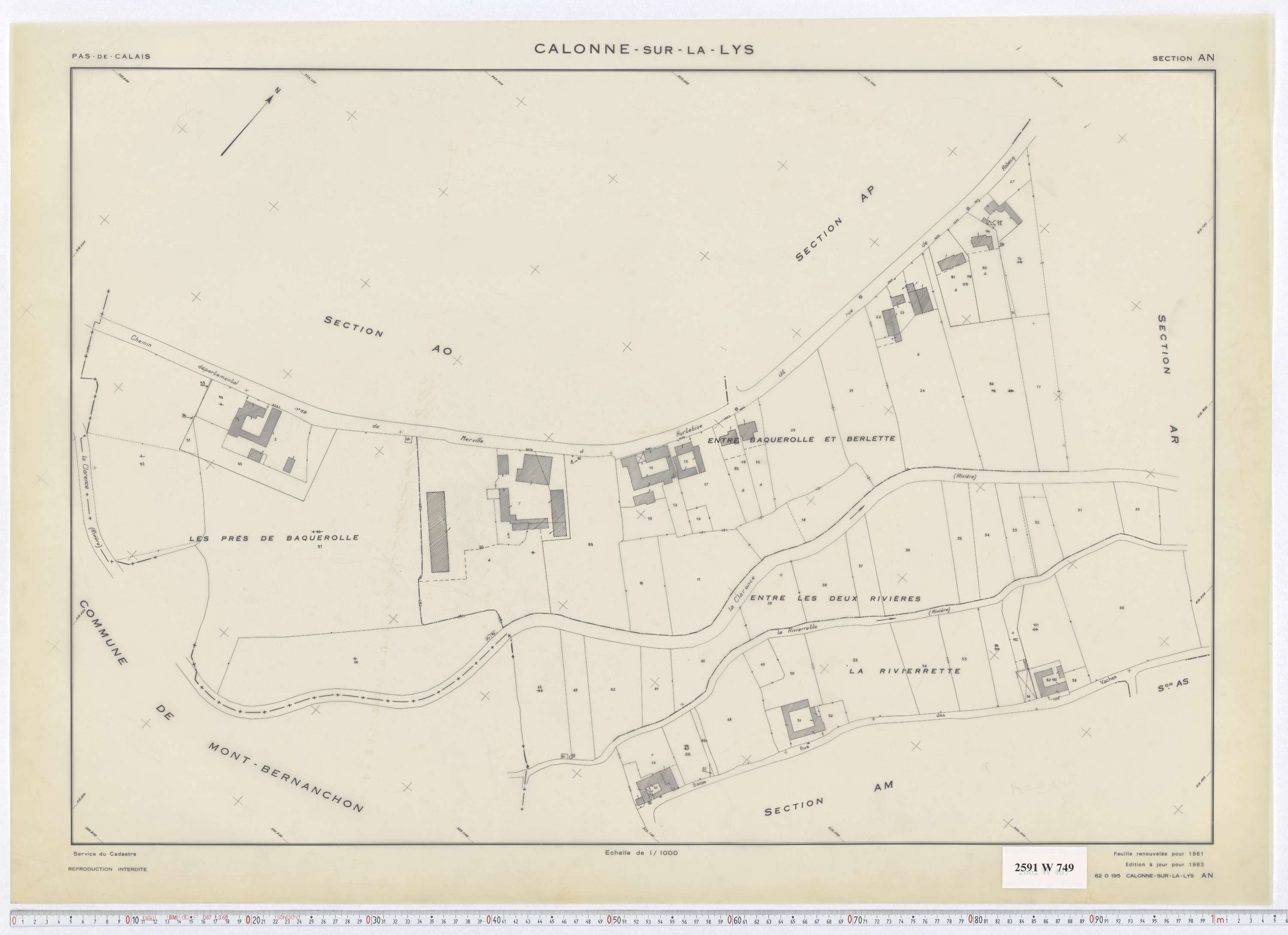 Calonne-sur-la-Lys - Section AN.