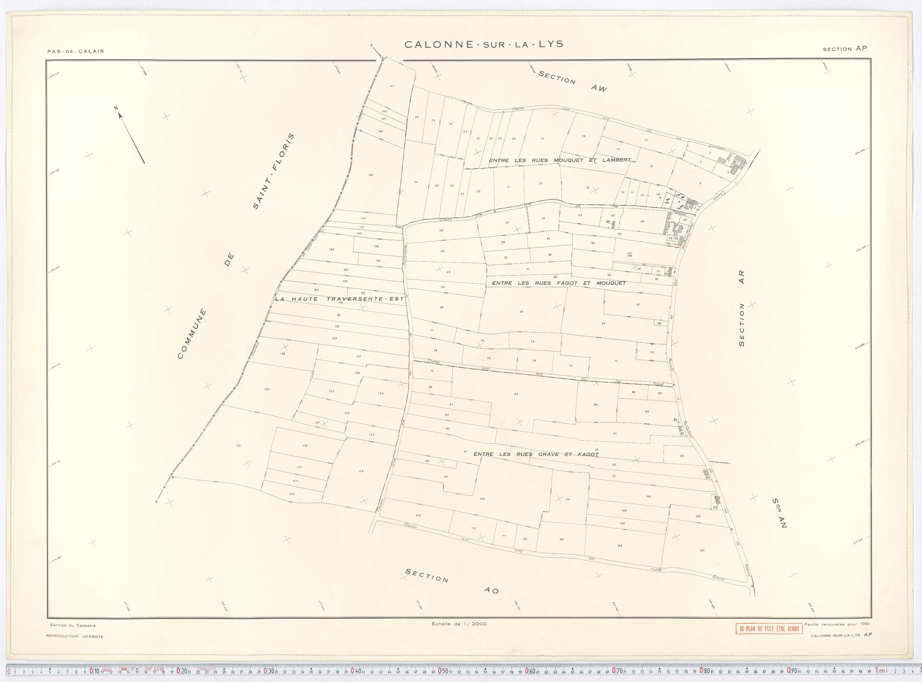 Calonne-sur-la-Lys - Section AP.
