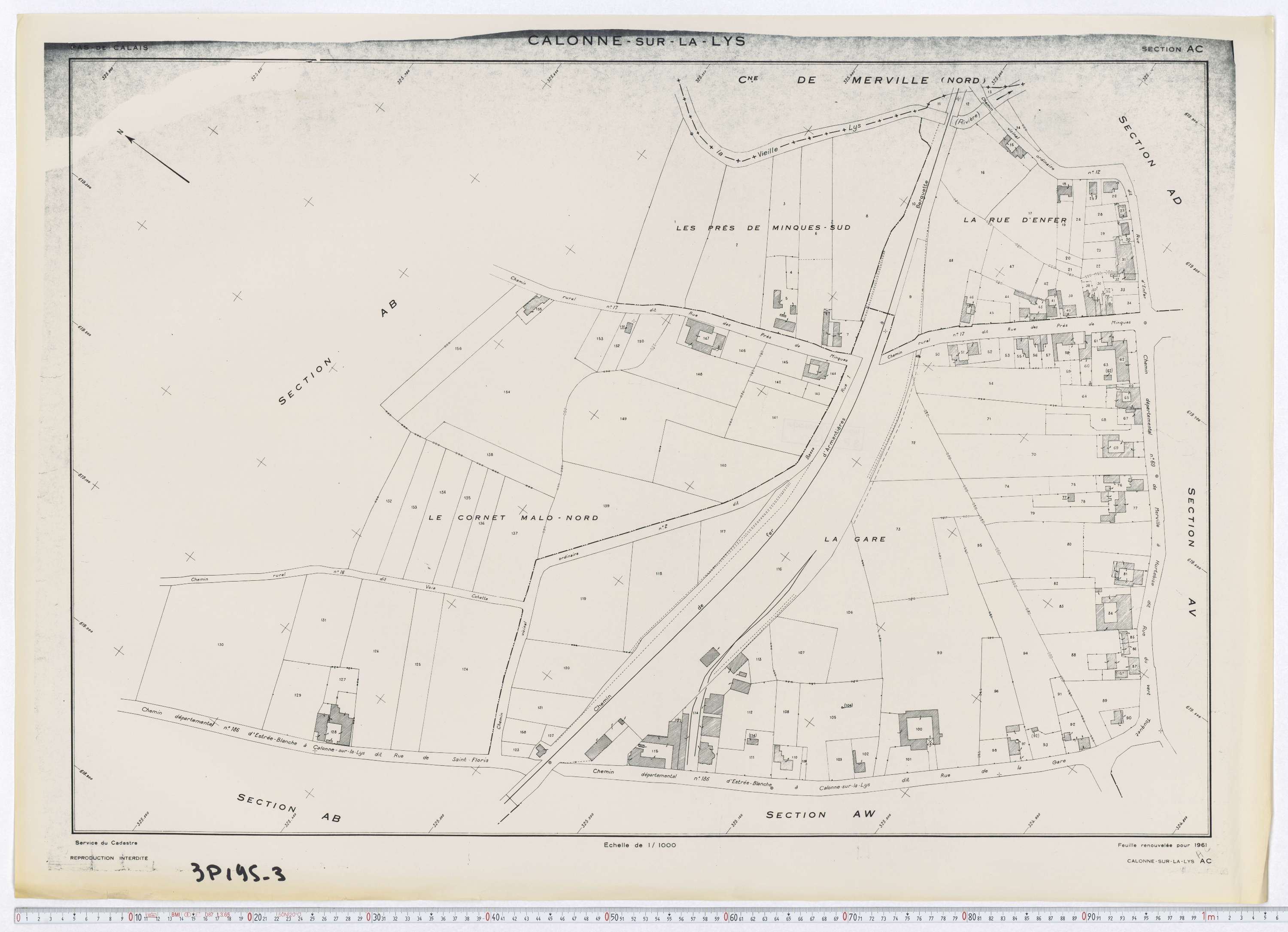 Calonne-sur-la-Lys - Section AC.