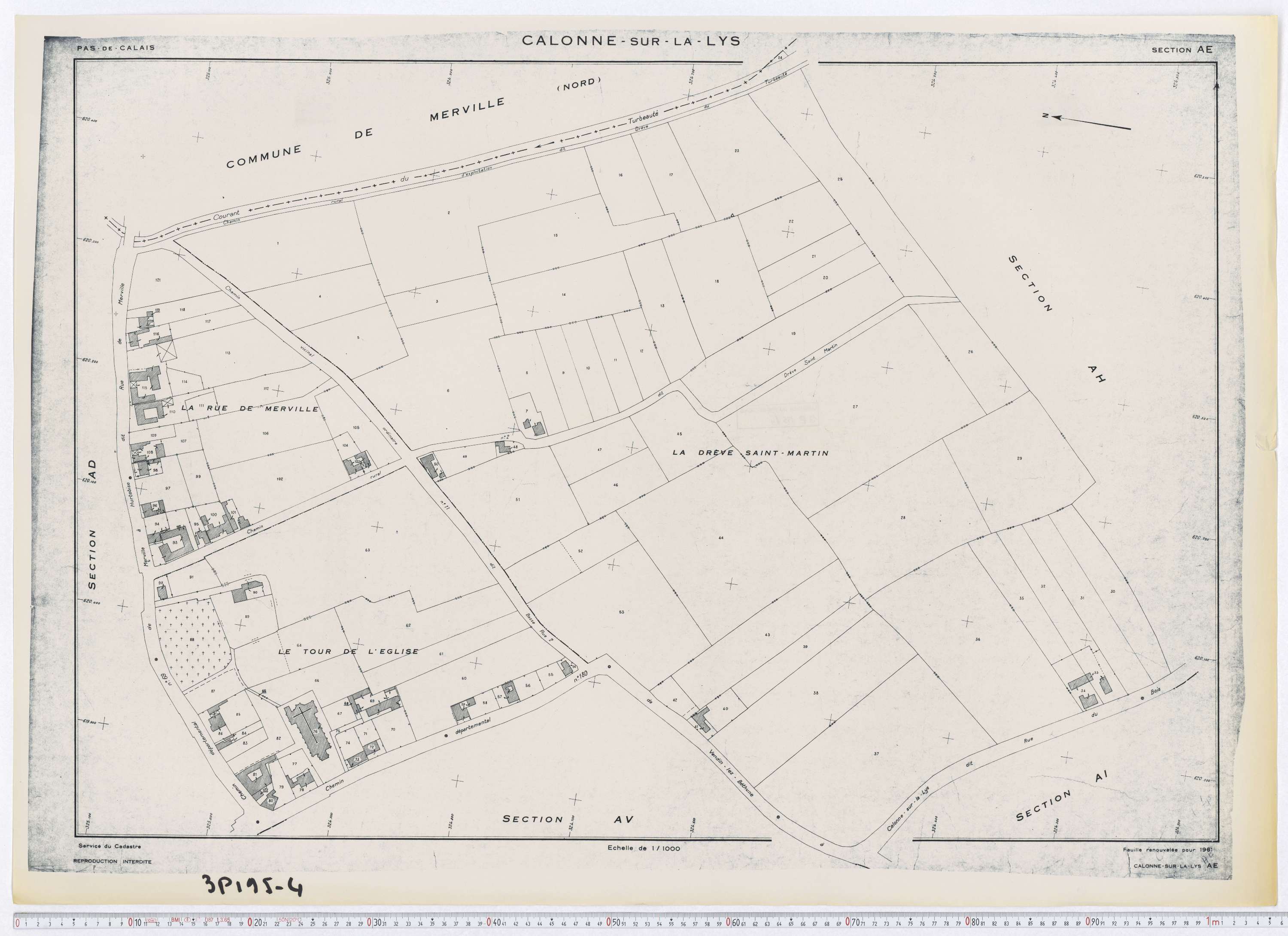 Calonne-sur-la-Lys - Section AE.