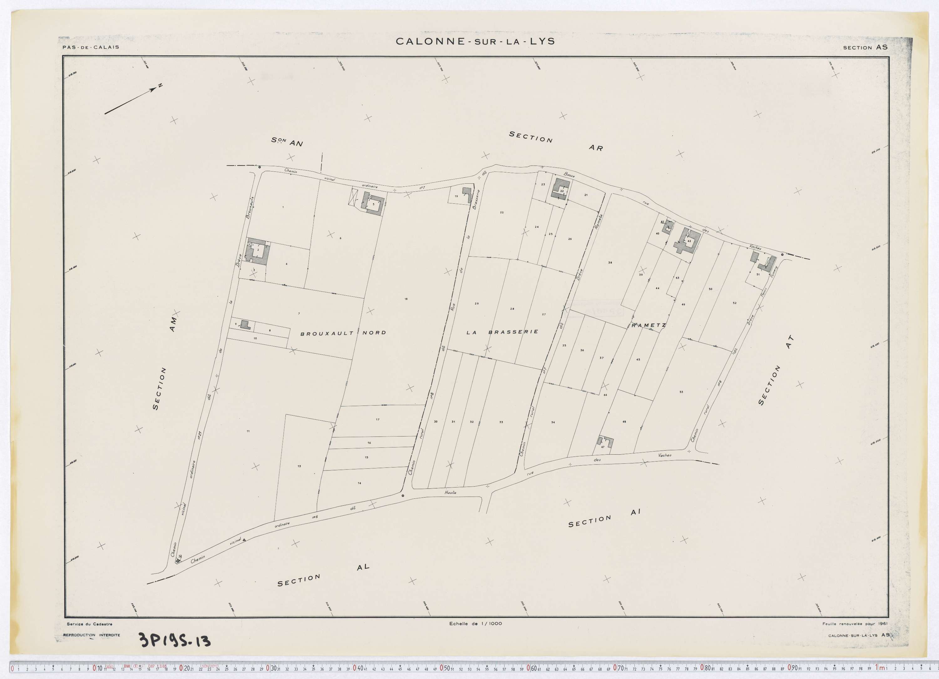 Calonne-sur-la-Lys - Section AS.