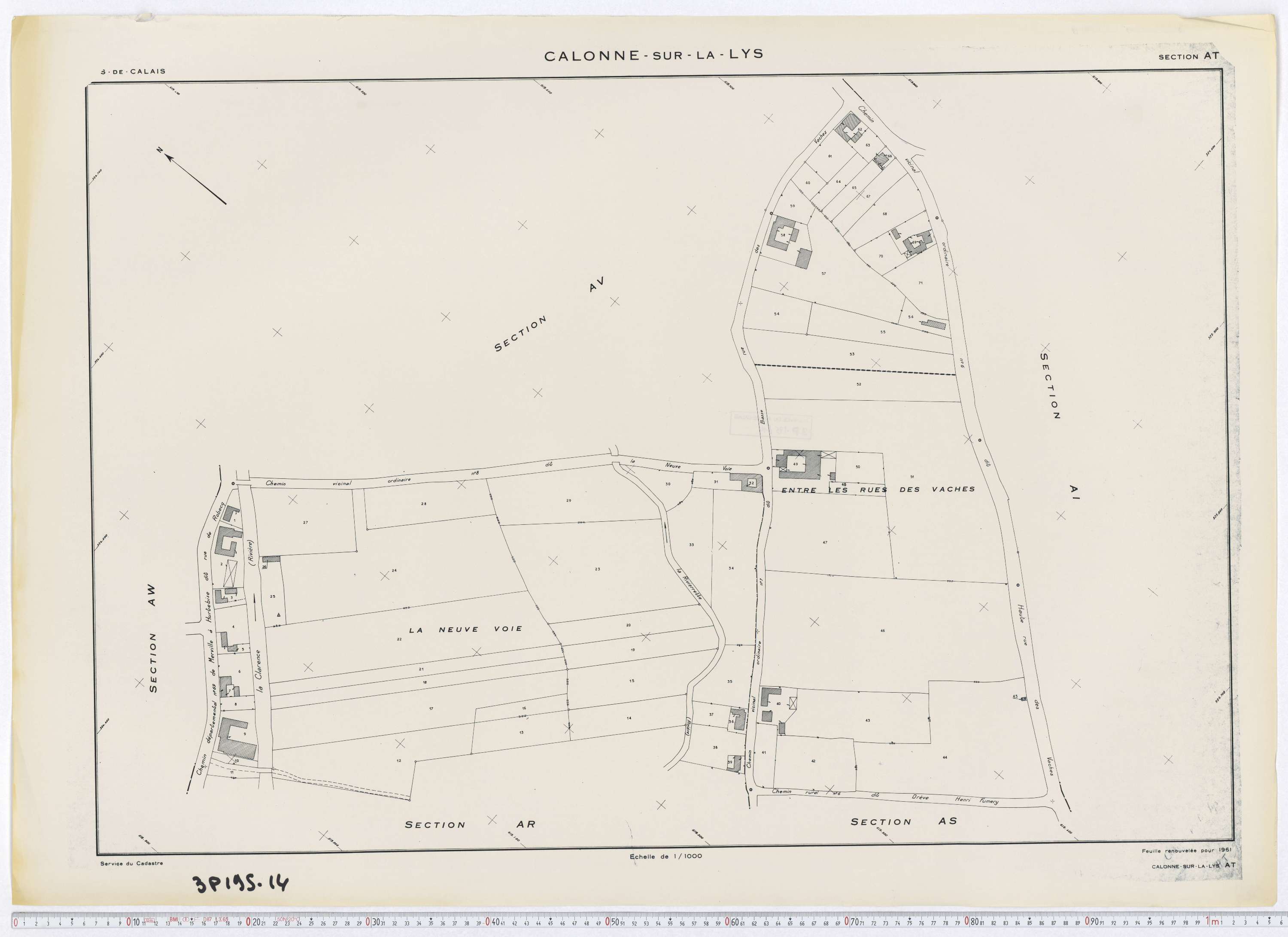 Calonne-sur-la-Lys - Section AT.