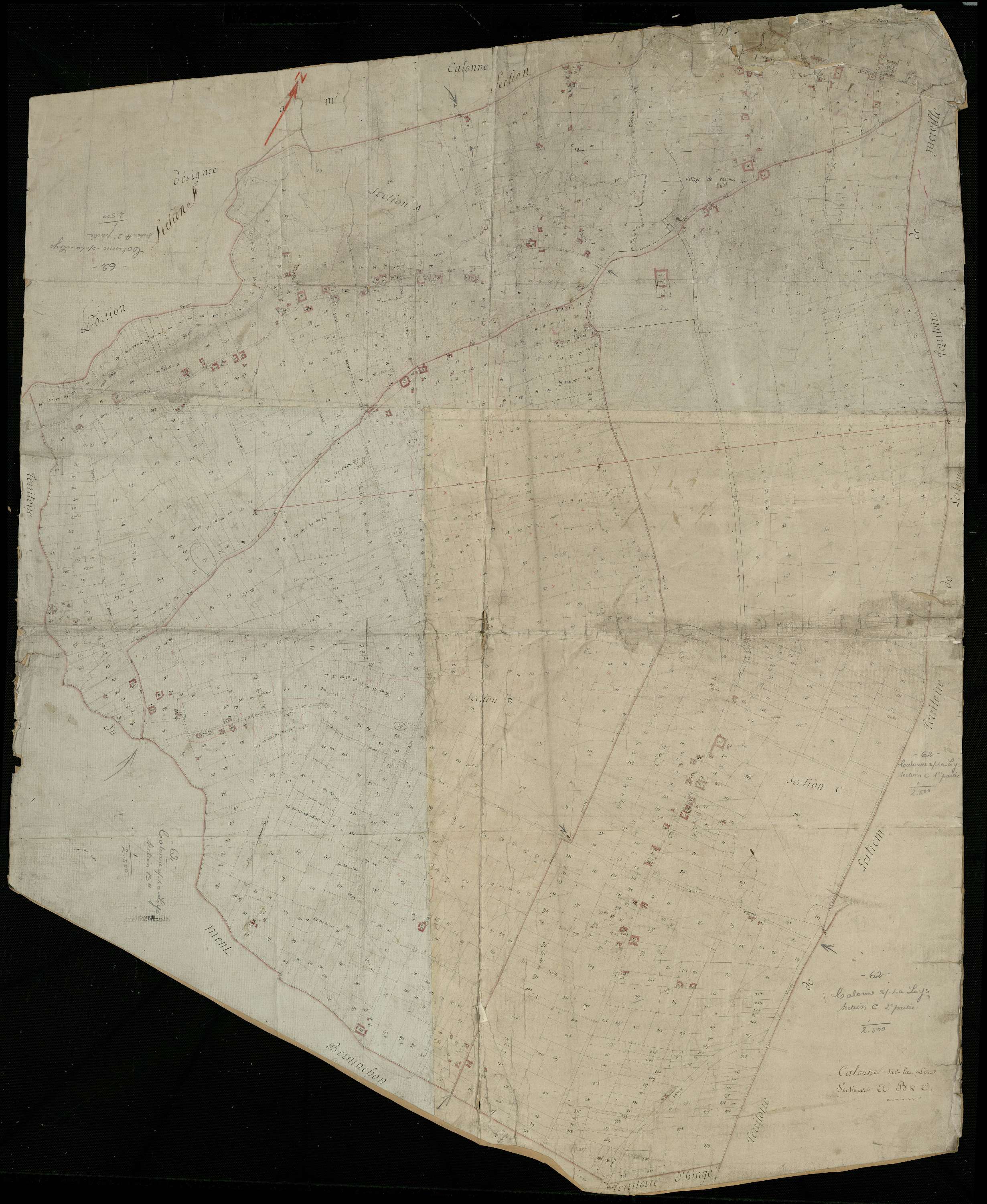 Calonne-sur-la-Lys - Sections A, B et C
