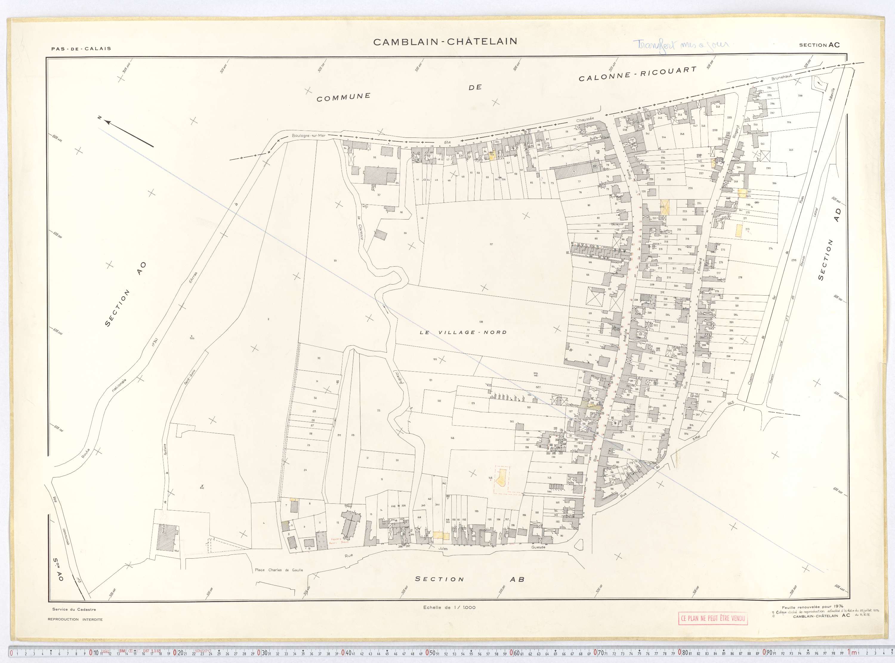 Camblain-Châtelain - Section AC.