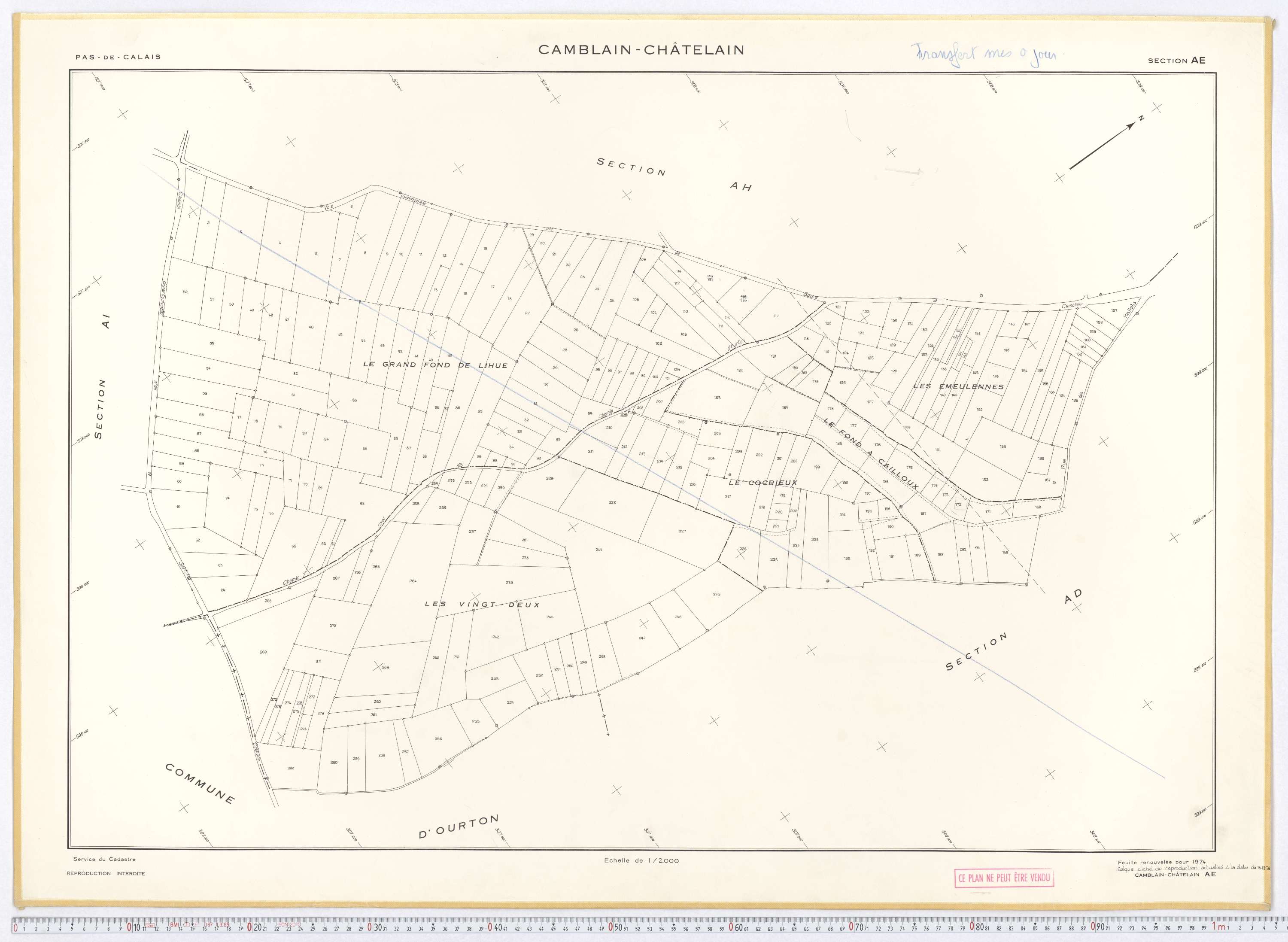 Camblain-Châtelain - Section AE.