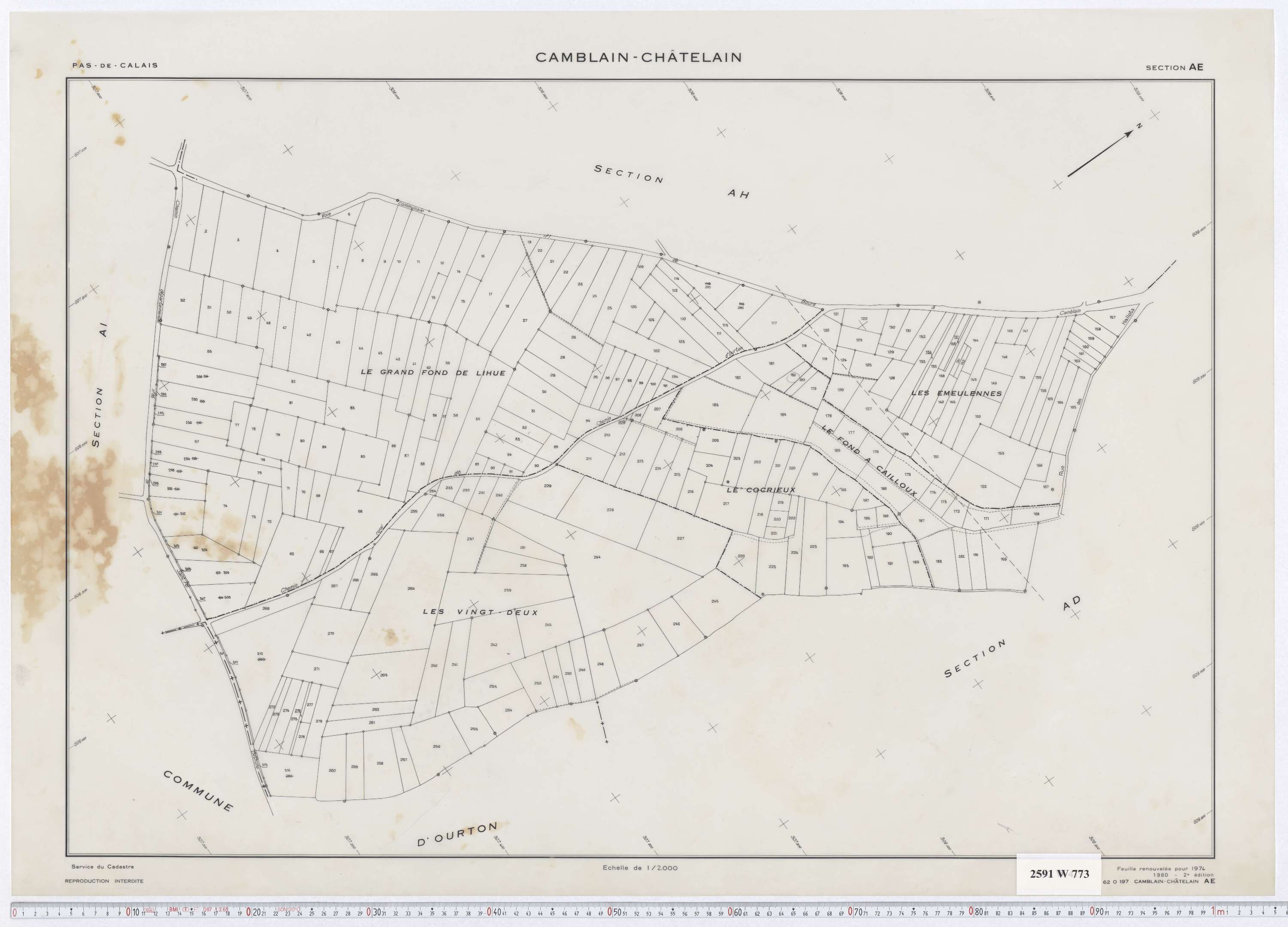 Camblain-Châtelain - Section AE.