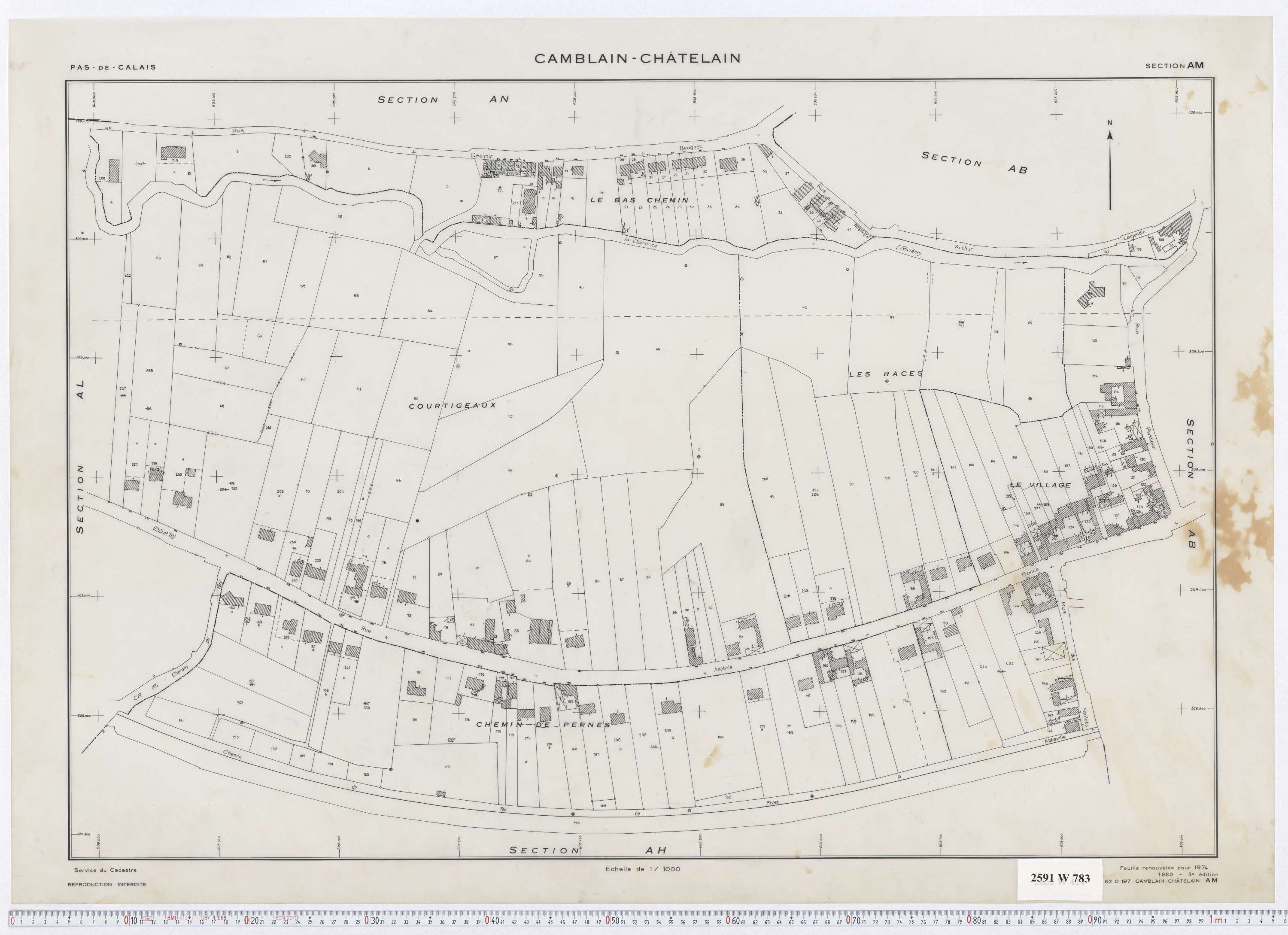 Camblain-Châtelain - Section AM.