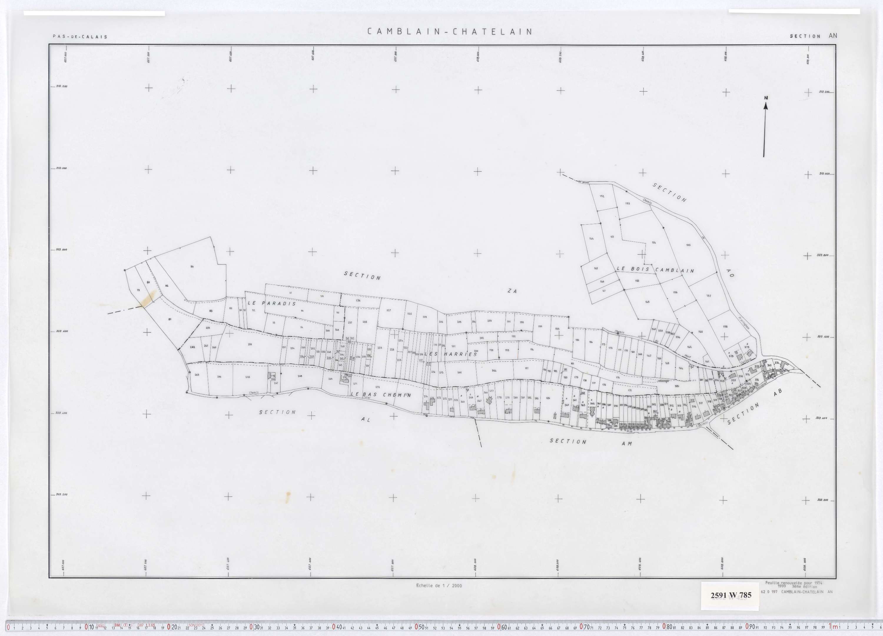 Camblain-Châtelain - Section AN.