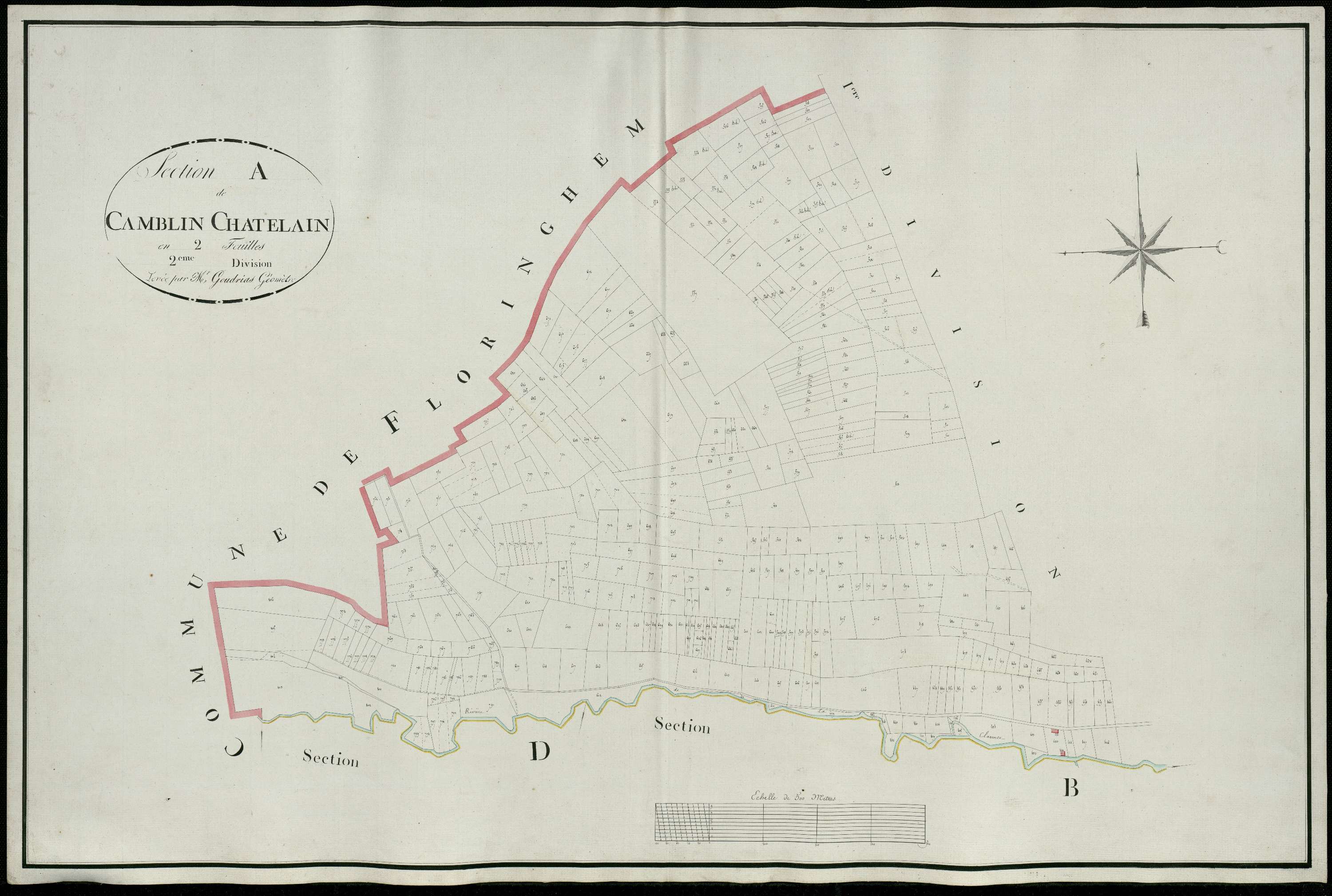 Camblain-Châtelain - Section A, 2e feuille