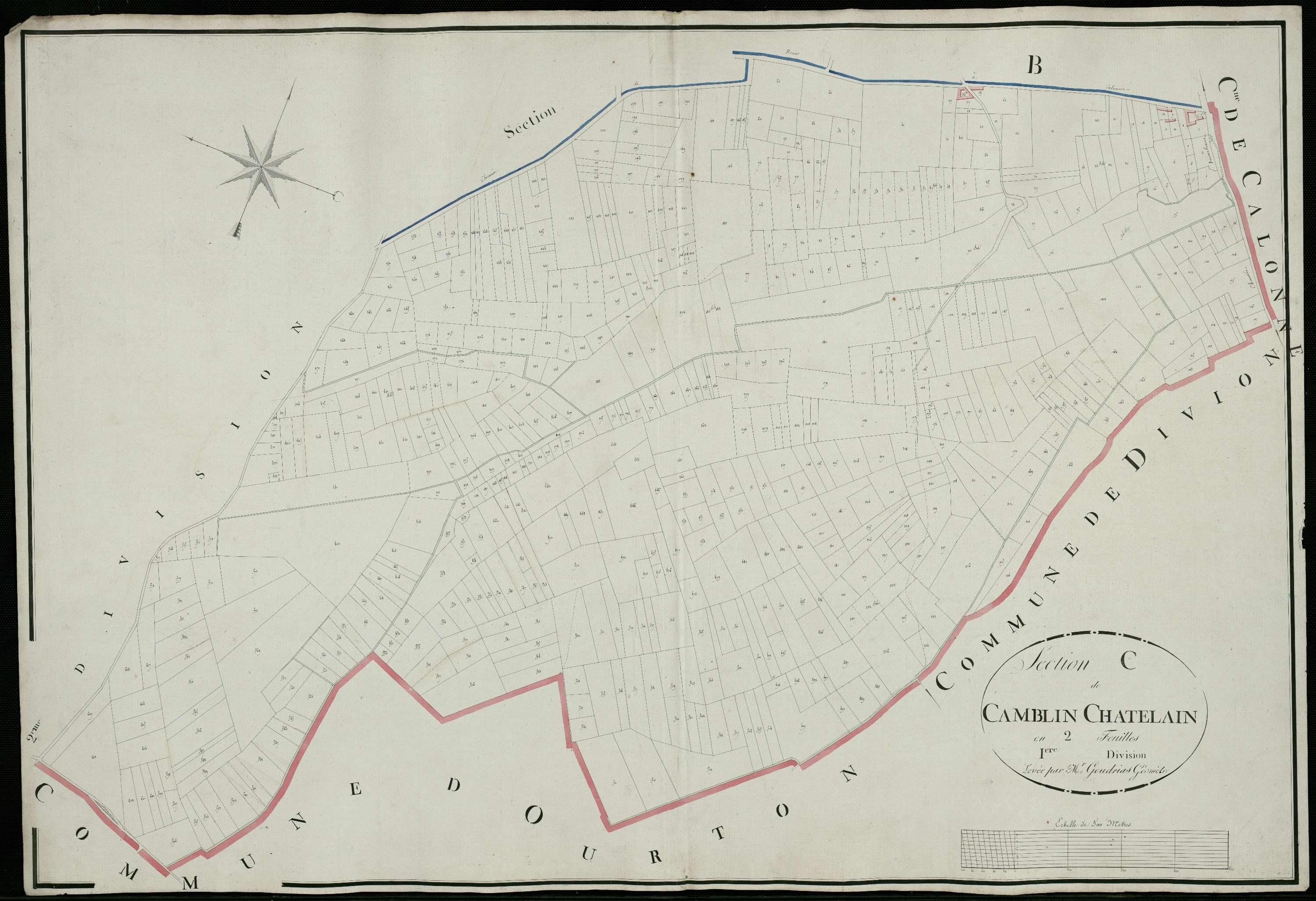 Camblain-Châtelain - Section C, 1re feuille