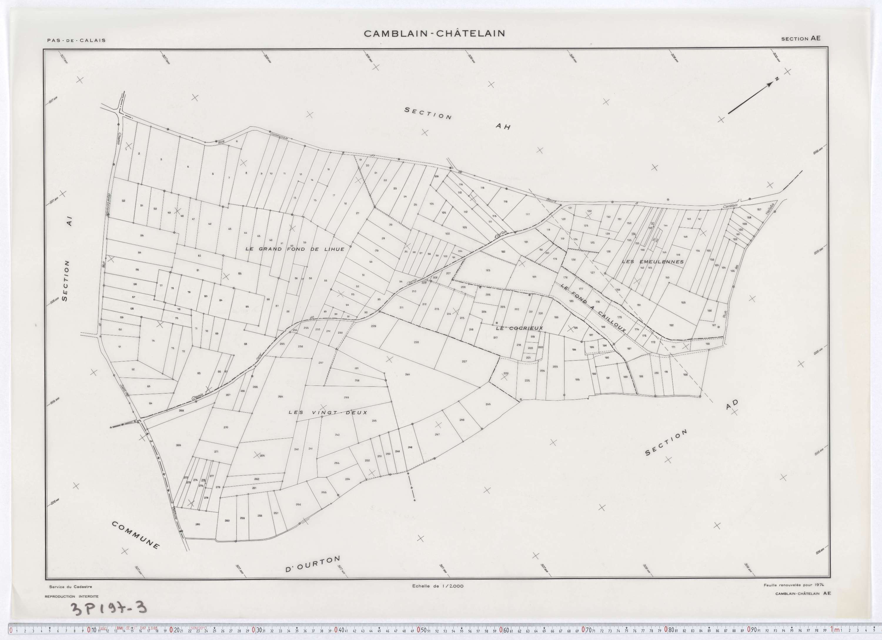 Camblain-Châtelain - Section AE.