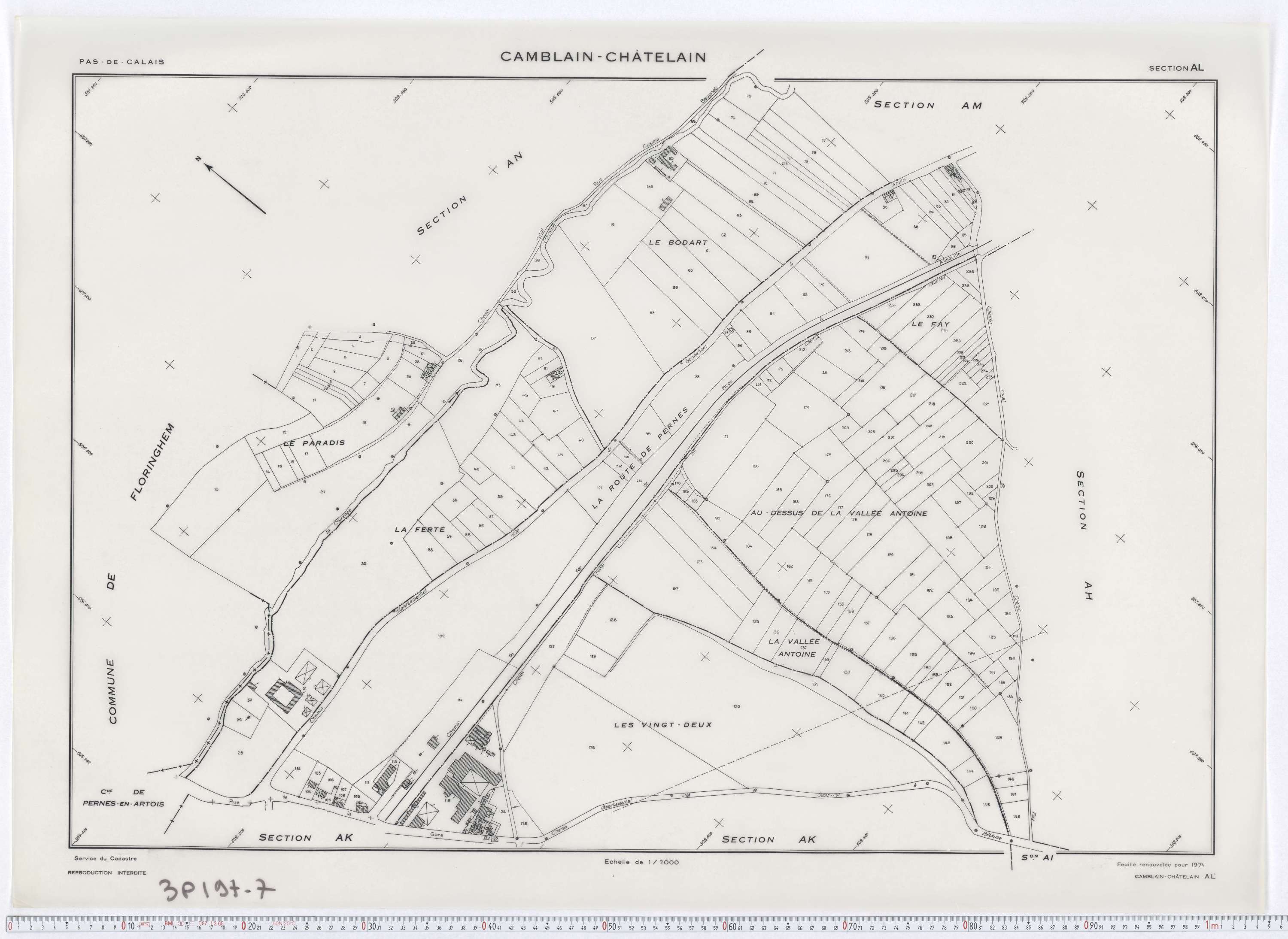 Camblain-Châtelain - Section AL.