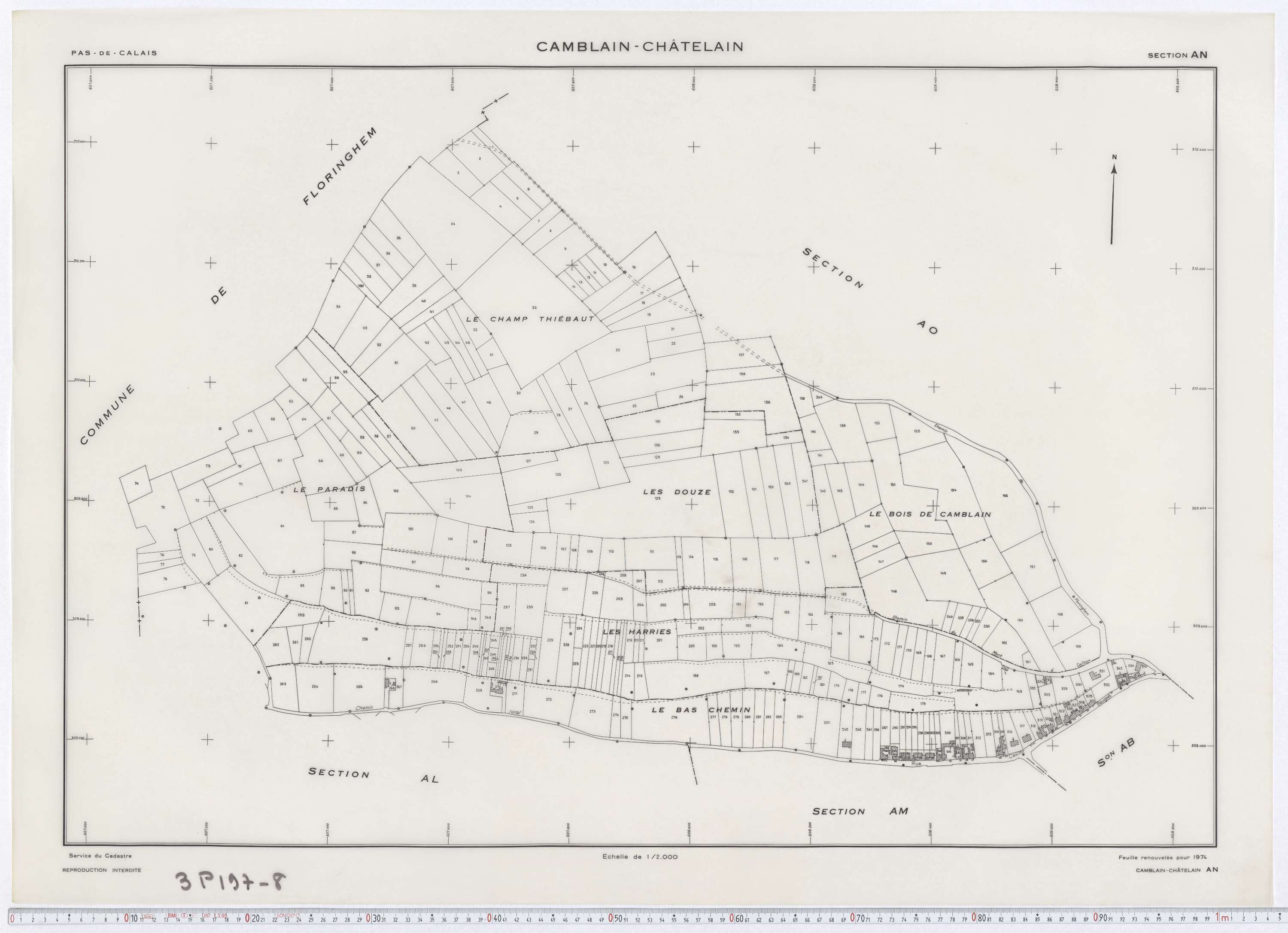 Camblain-Châtelain - Section AN.