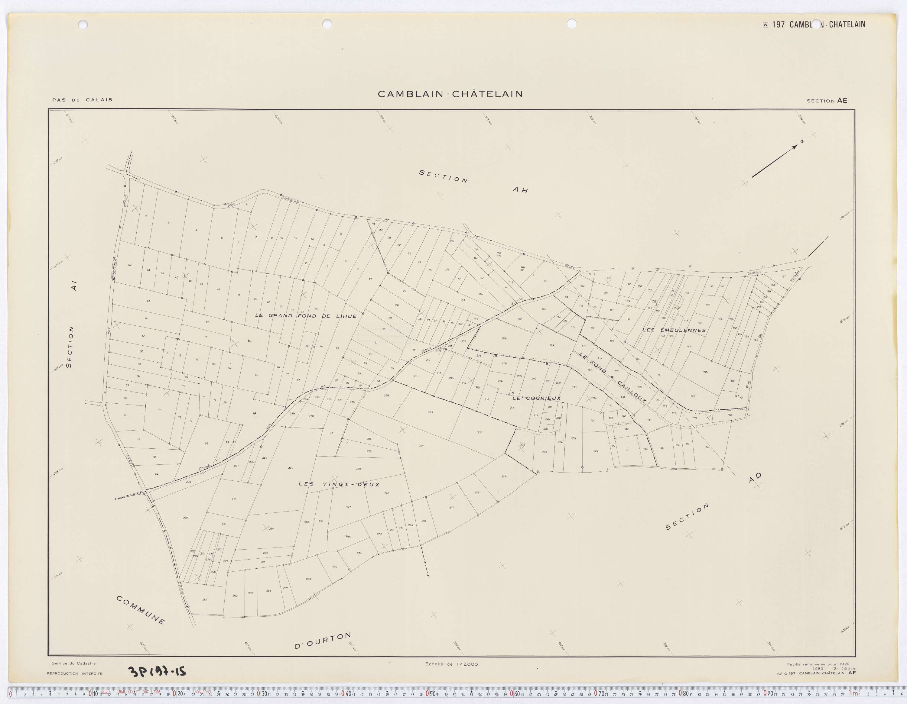 Camblain-Châtelain - Section AE.