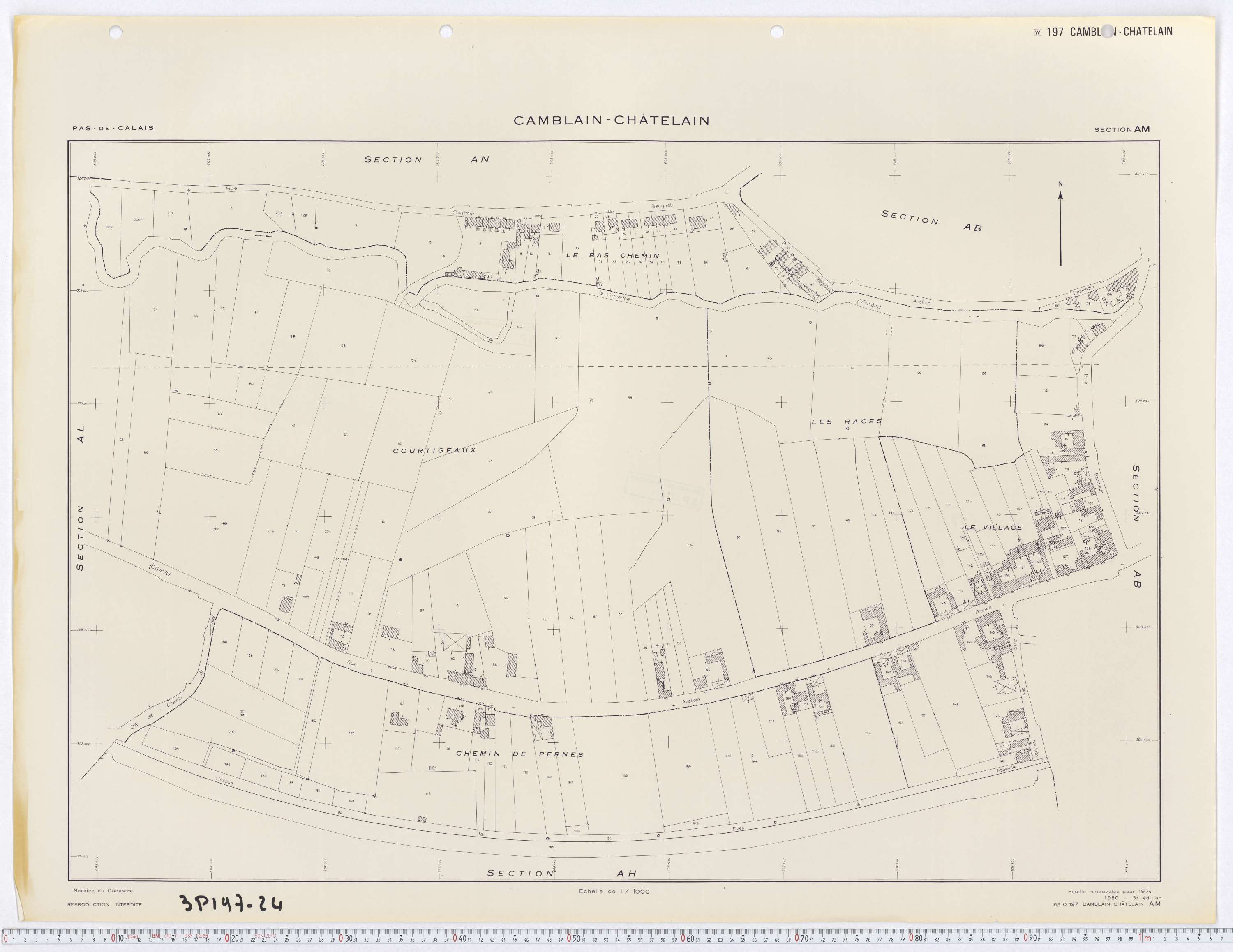 Camblain-Châtelain - Section AM.