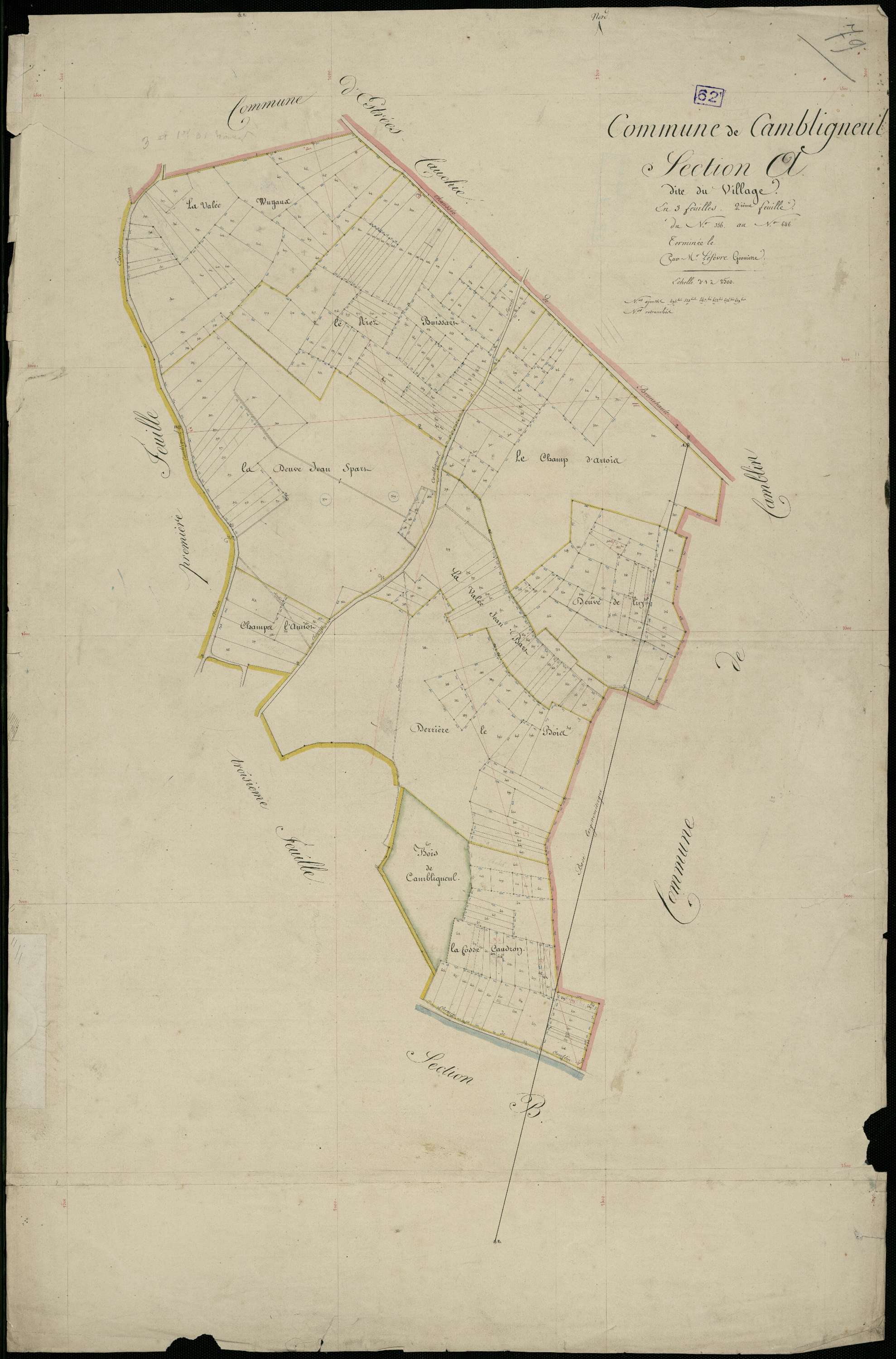 Cambligneul - Section A, 2e feuille