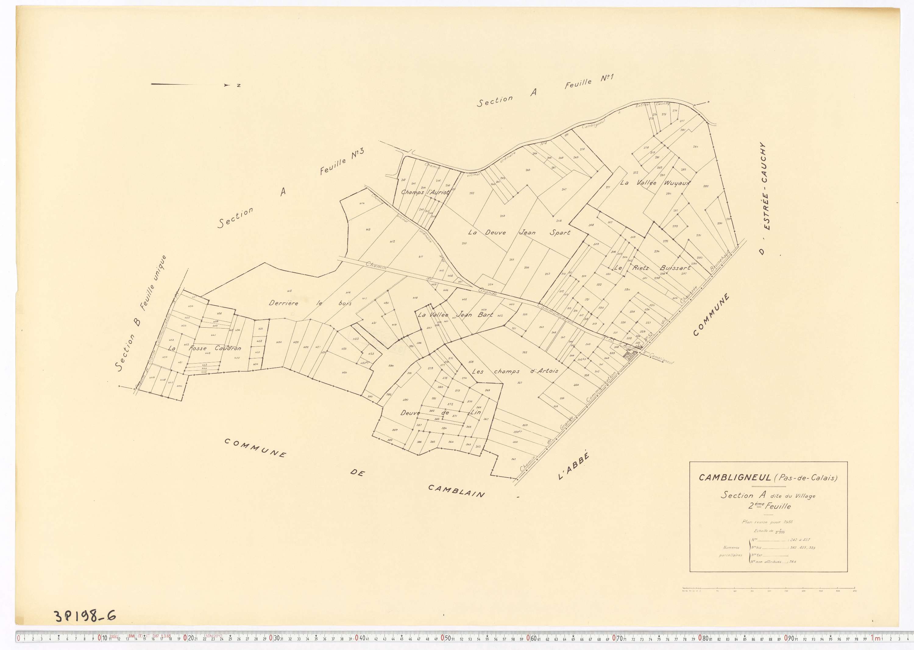 Cambligneul - Section A, feuille 2.