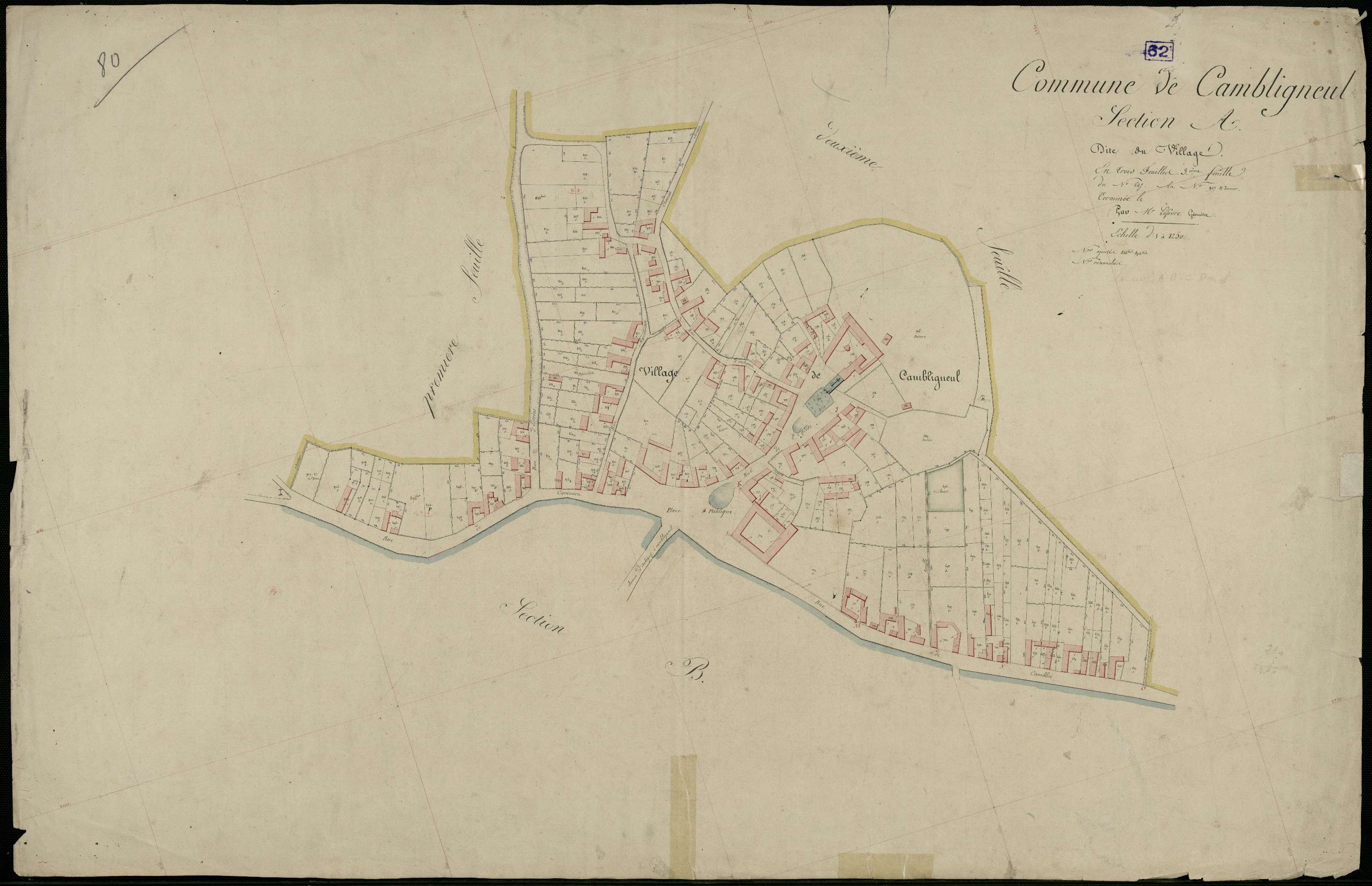 Cambligneul - Section A, 3e feuille