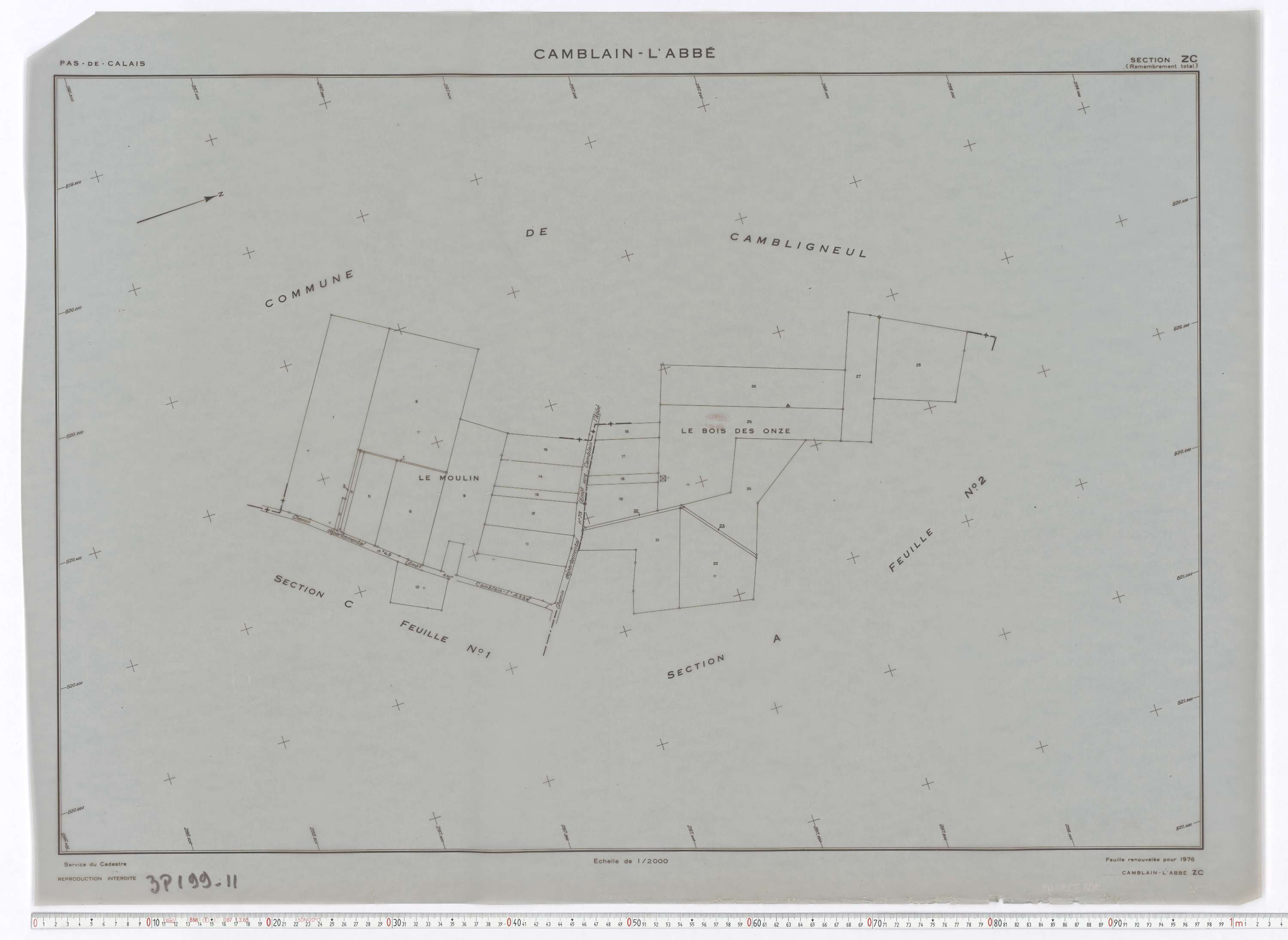 Camblain-l'Abbé - Section ZC.
