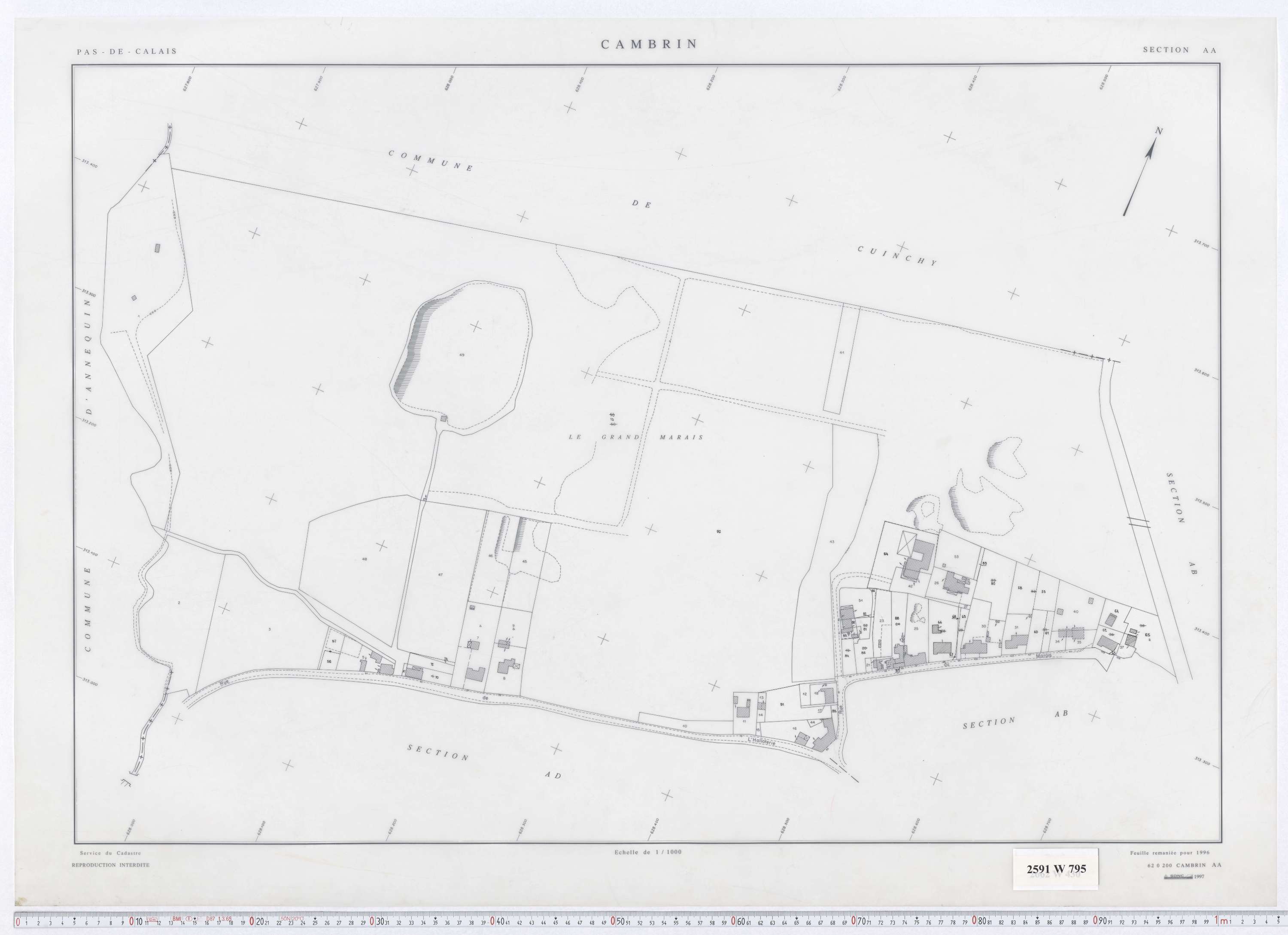 Cambrin - Section AA.