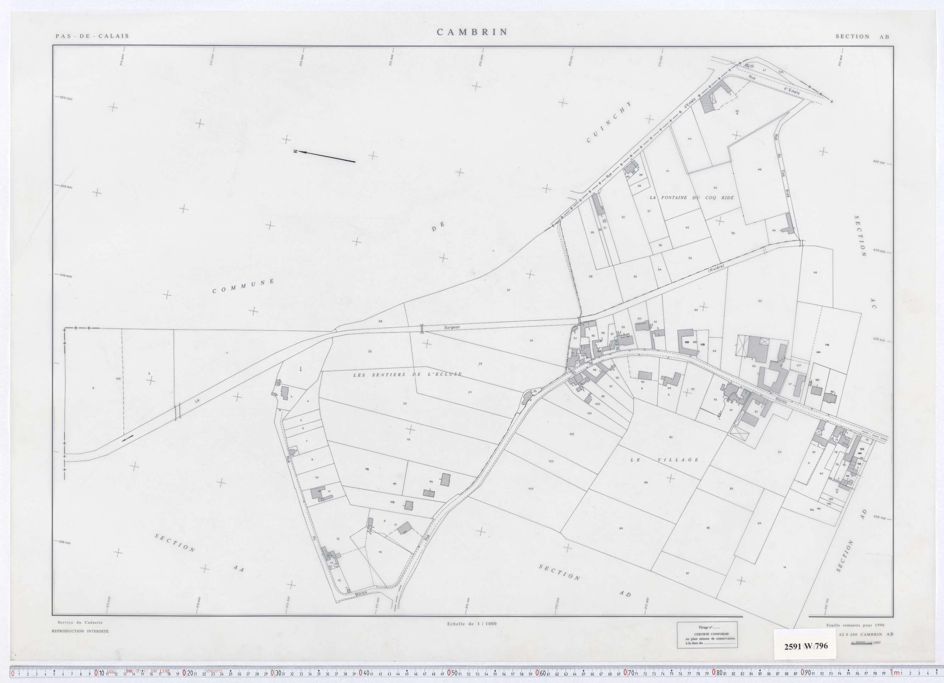 Cambrin - Section AB.