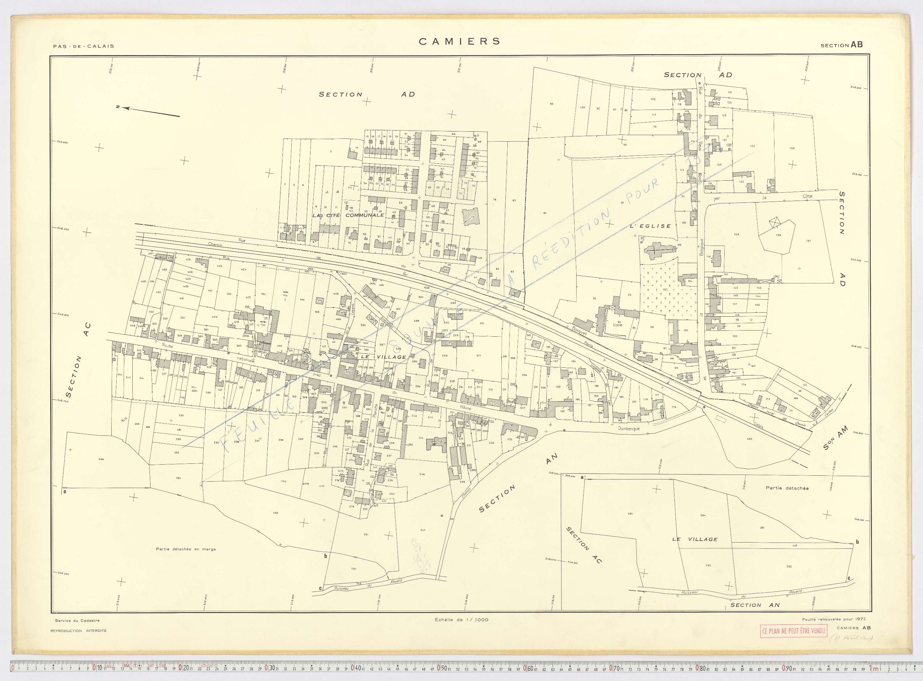 Camiers - Section AB.