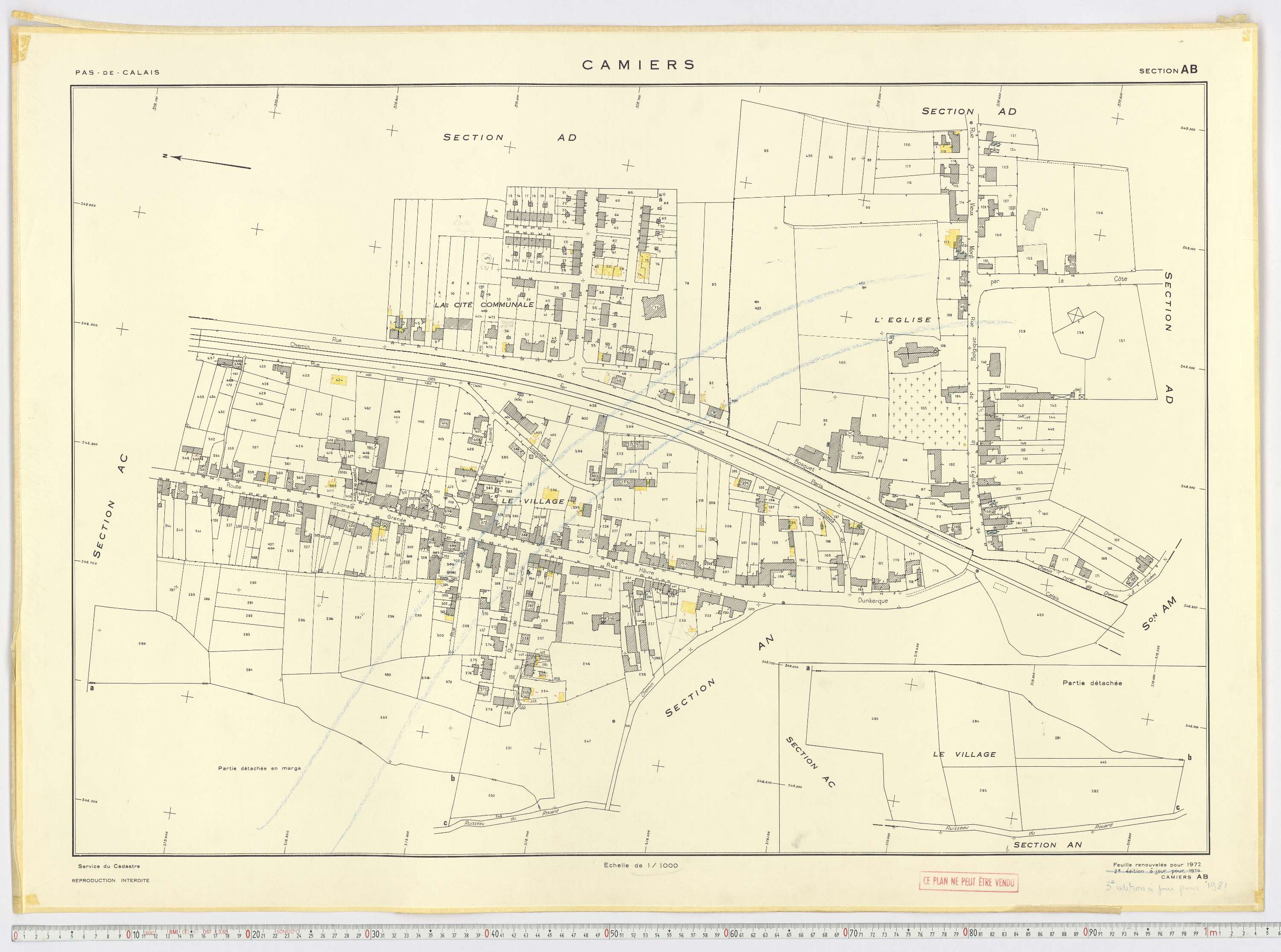 Camiers - Section AB.