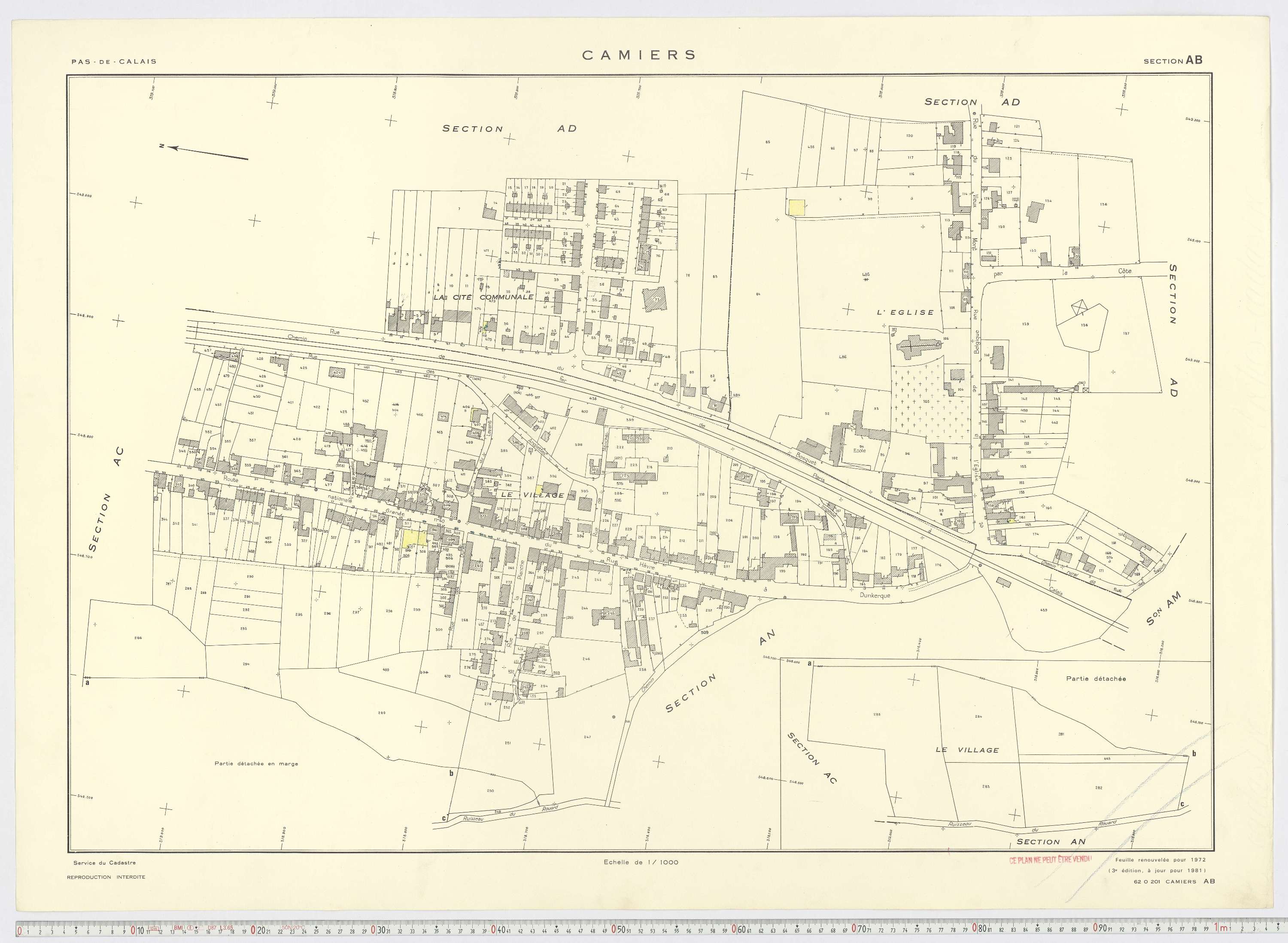 Camiers - Section AB.