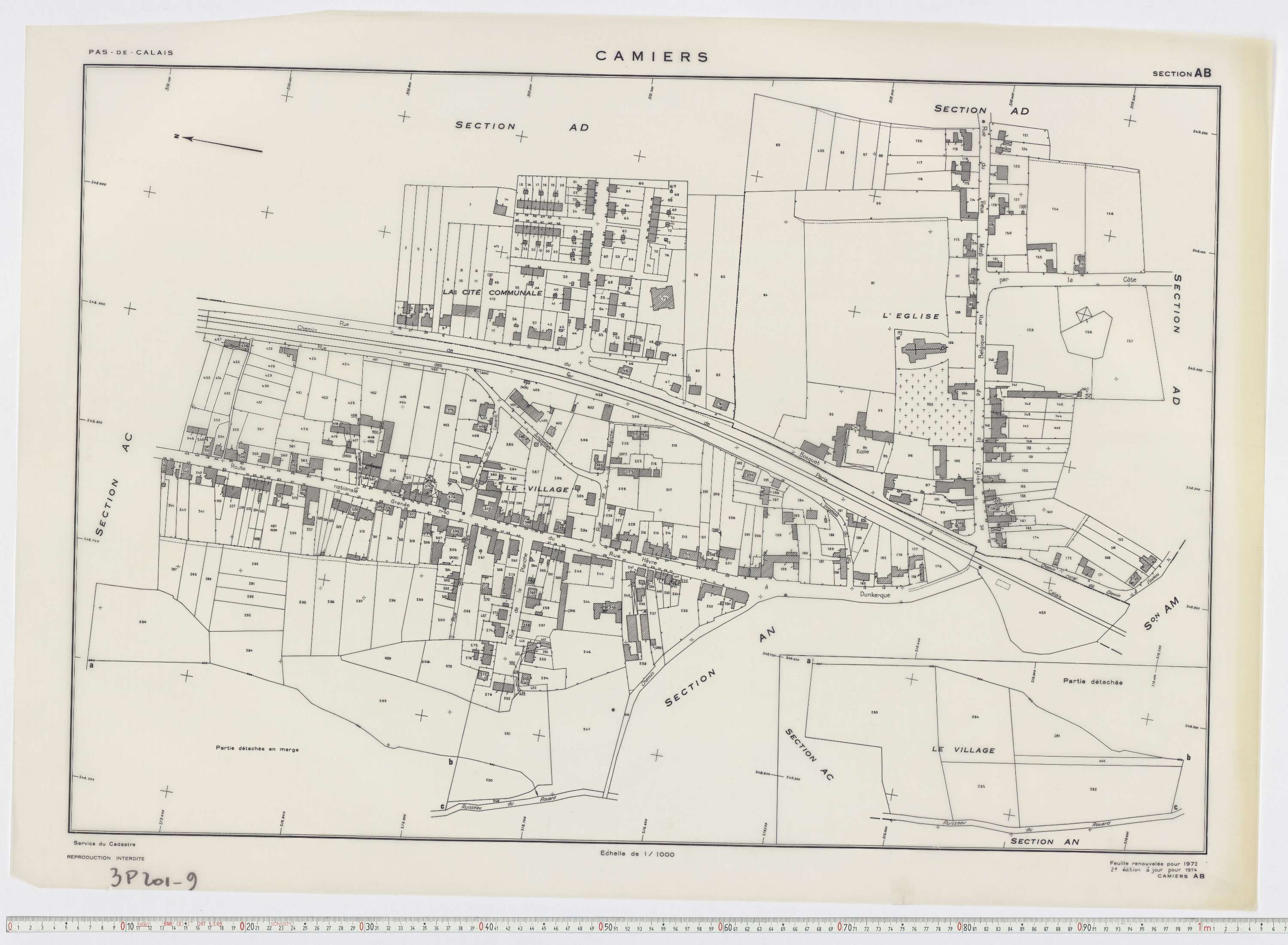 Camiers - Section AB.