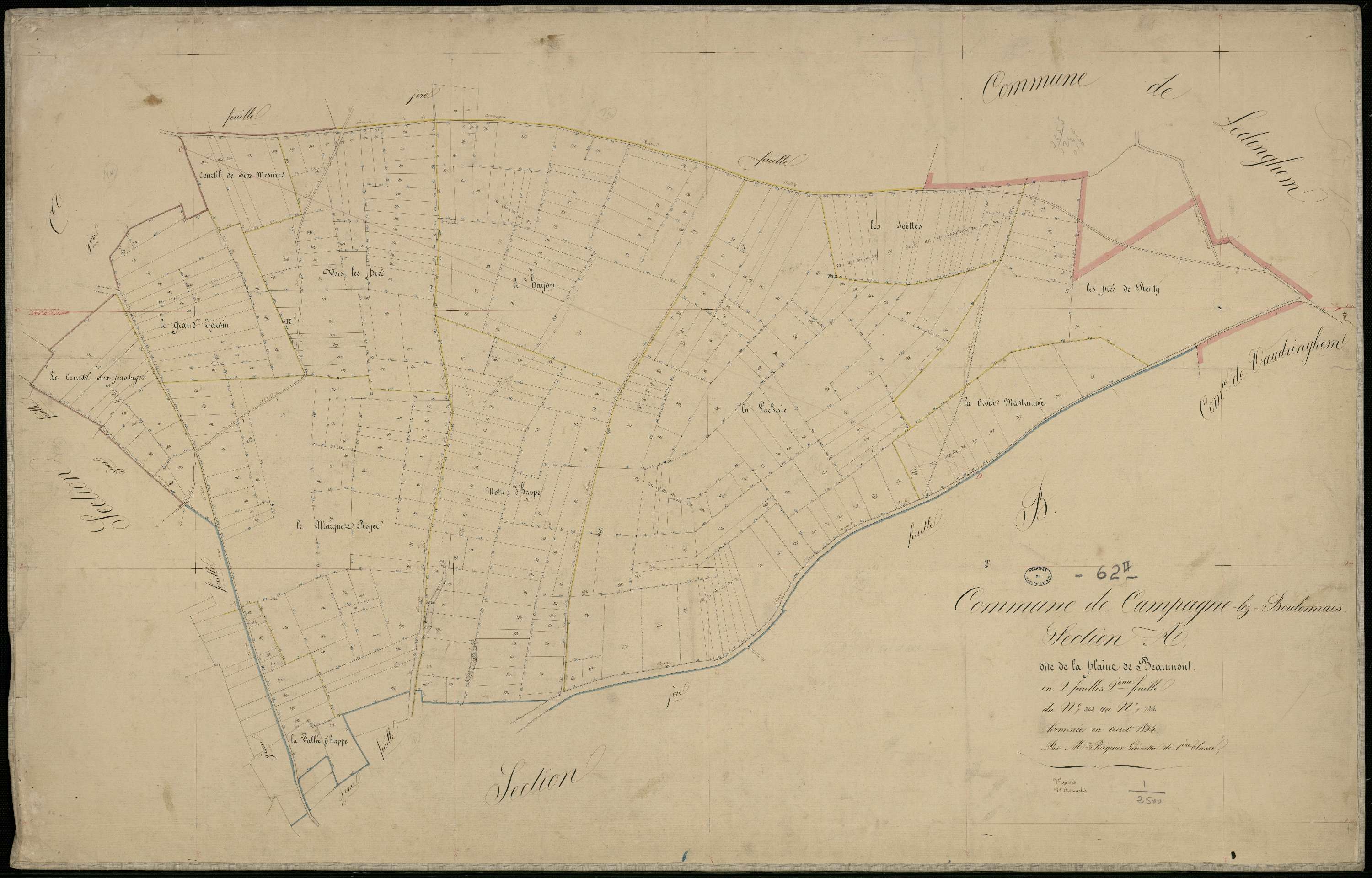 Campagne-lès-Boulonnais - Section A, 2e feuille