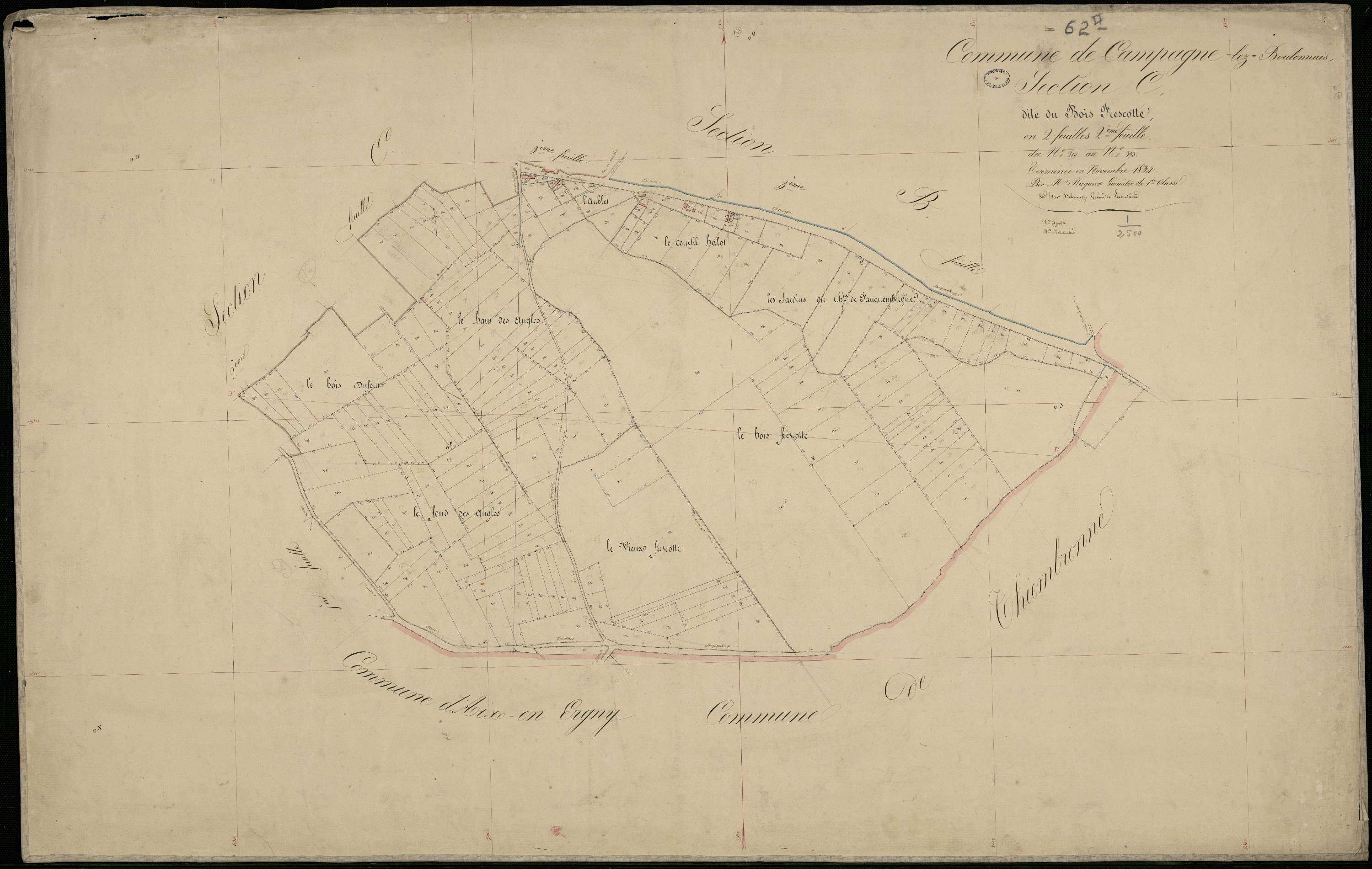 Campagne-lès-Boulonnais - Section C, 2e feuille
