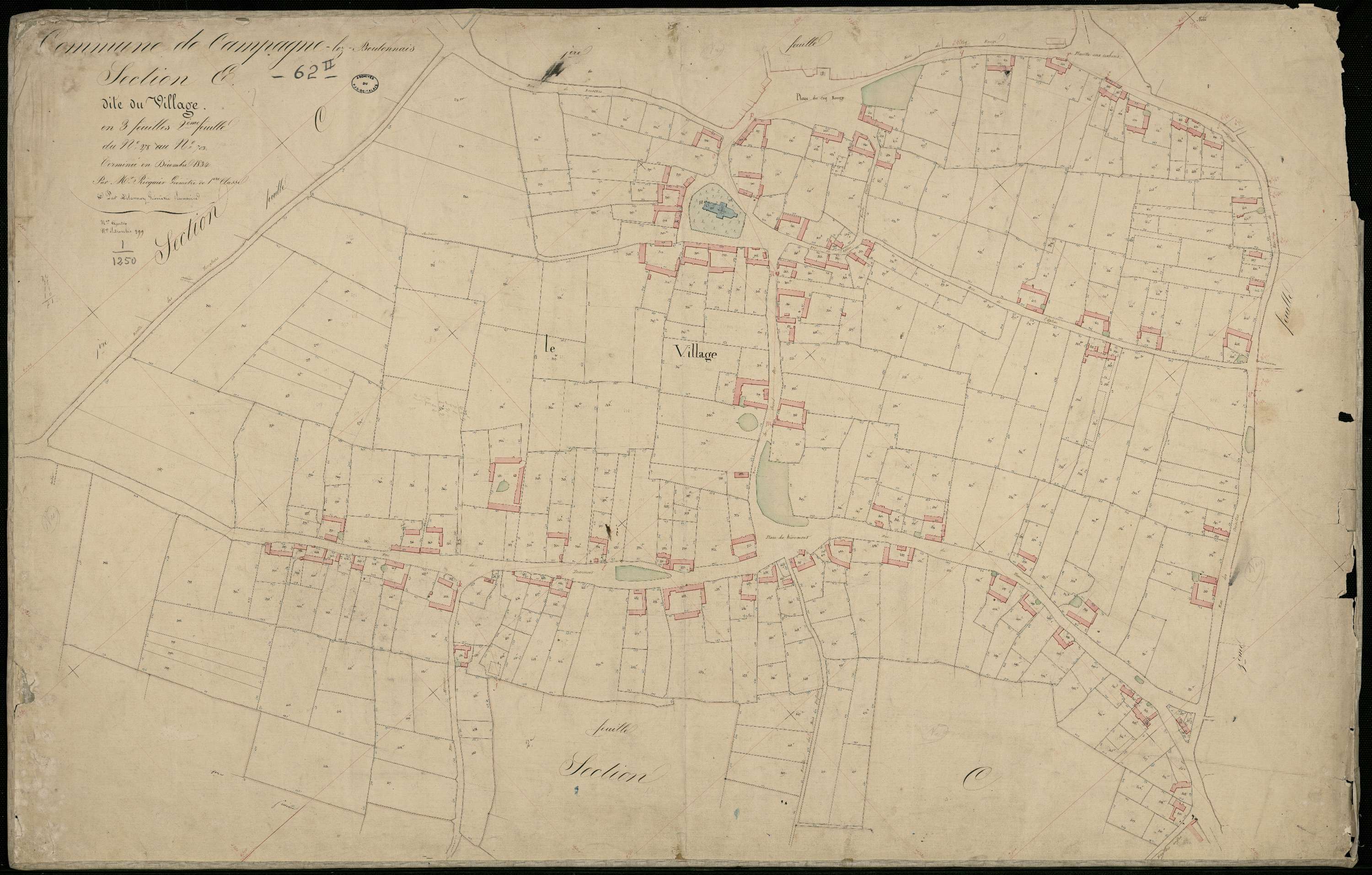 Campagne-lès-Boulonnais - Section E, 2e feuille