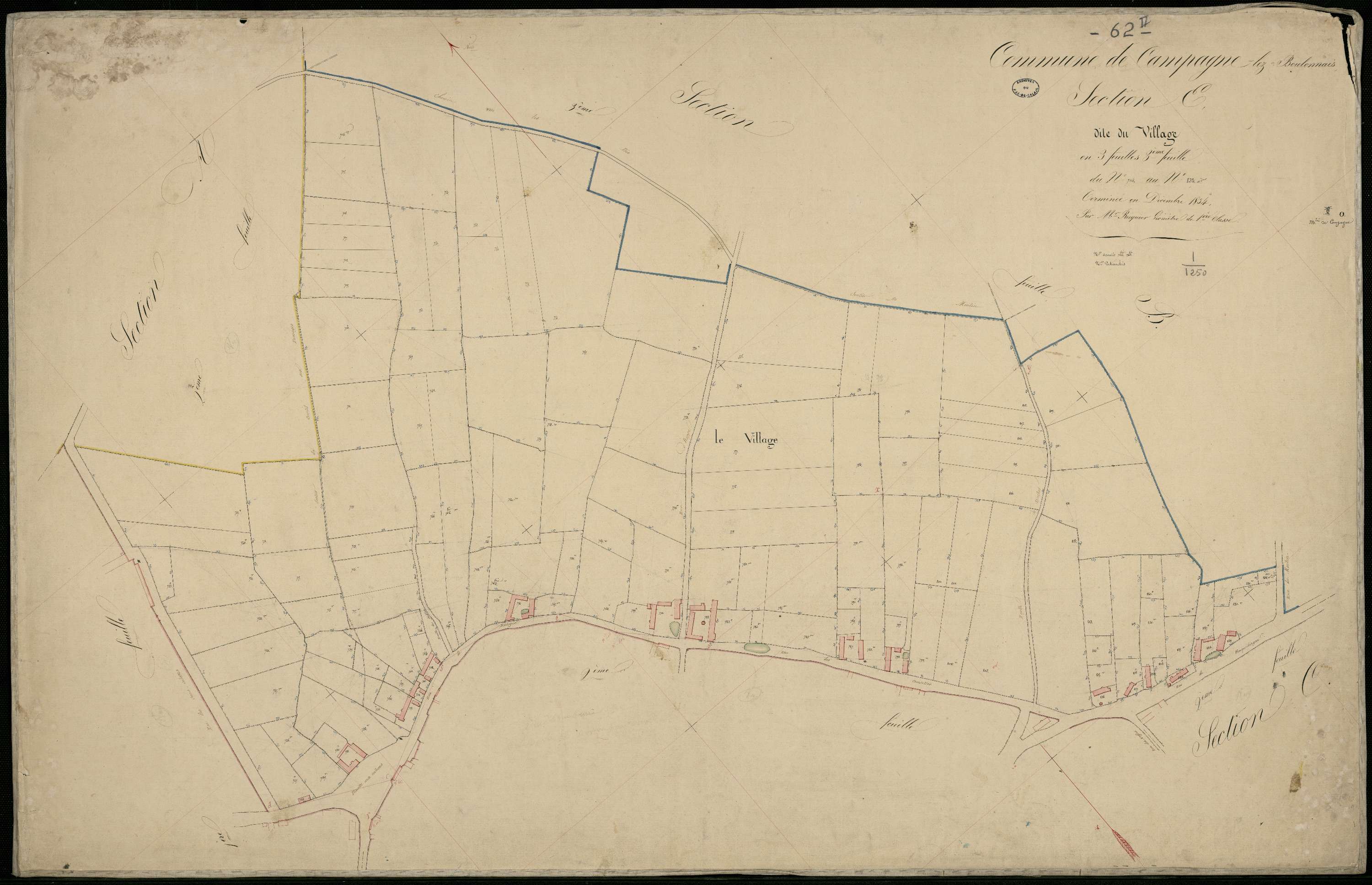 Campagne-lès-Boulonnais - Section E, 3e feuille