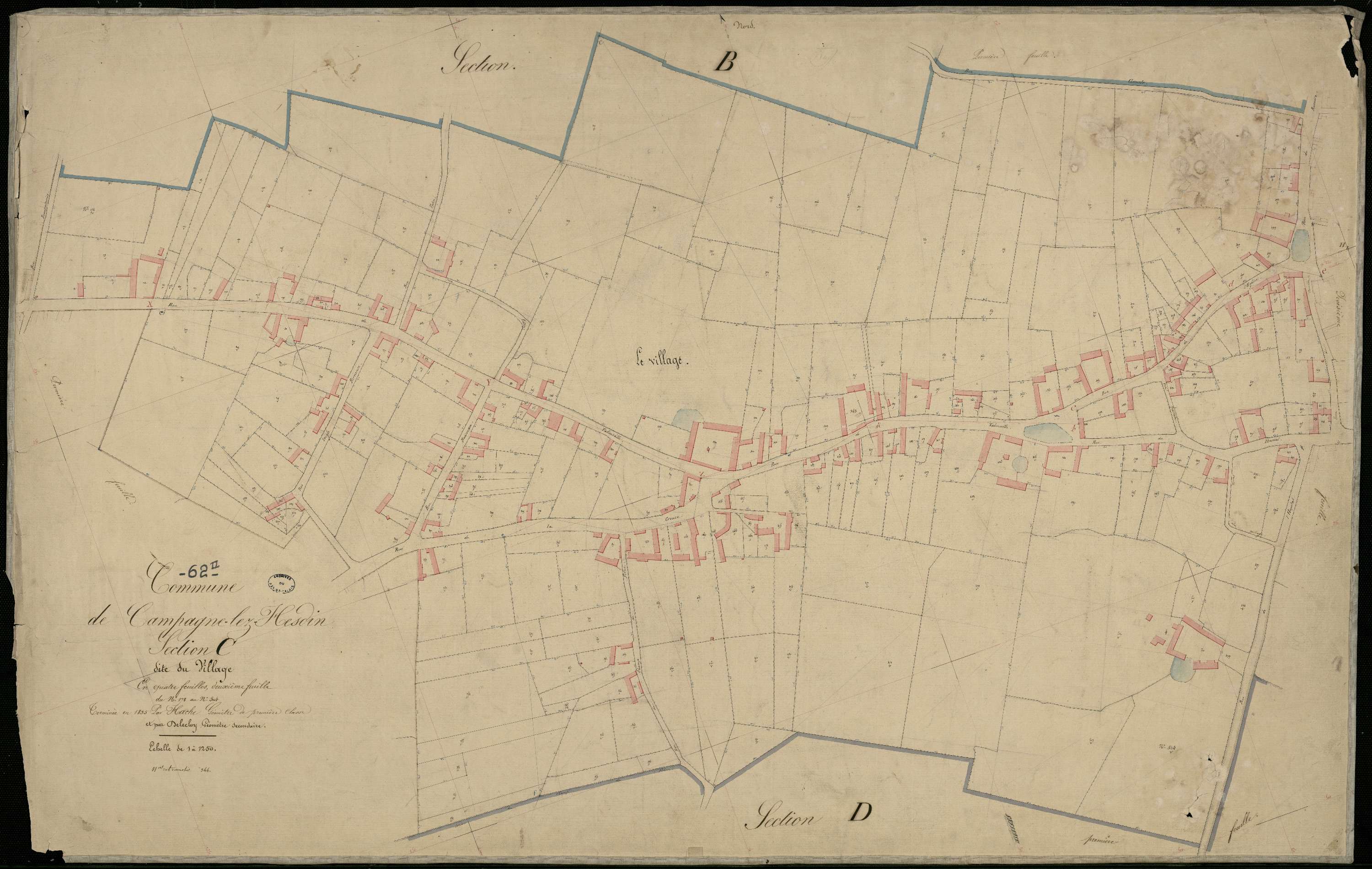 Campagne-lès-Hesdin - Section C, 2e feuille